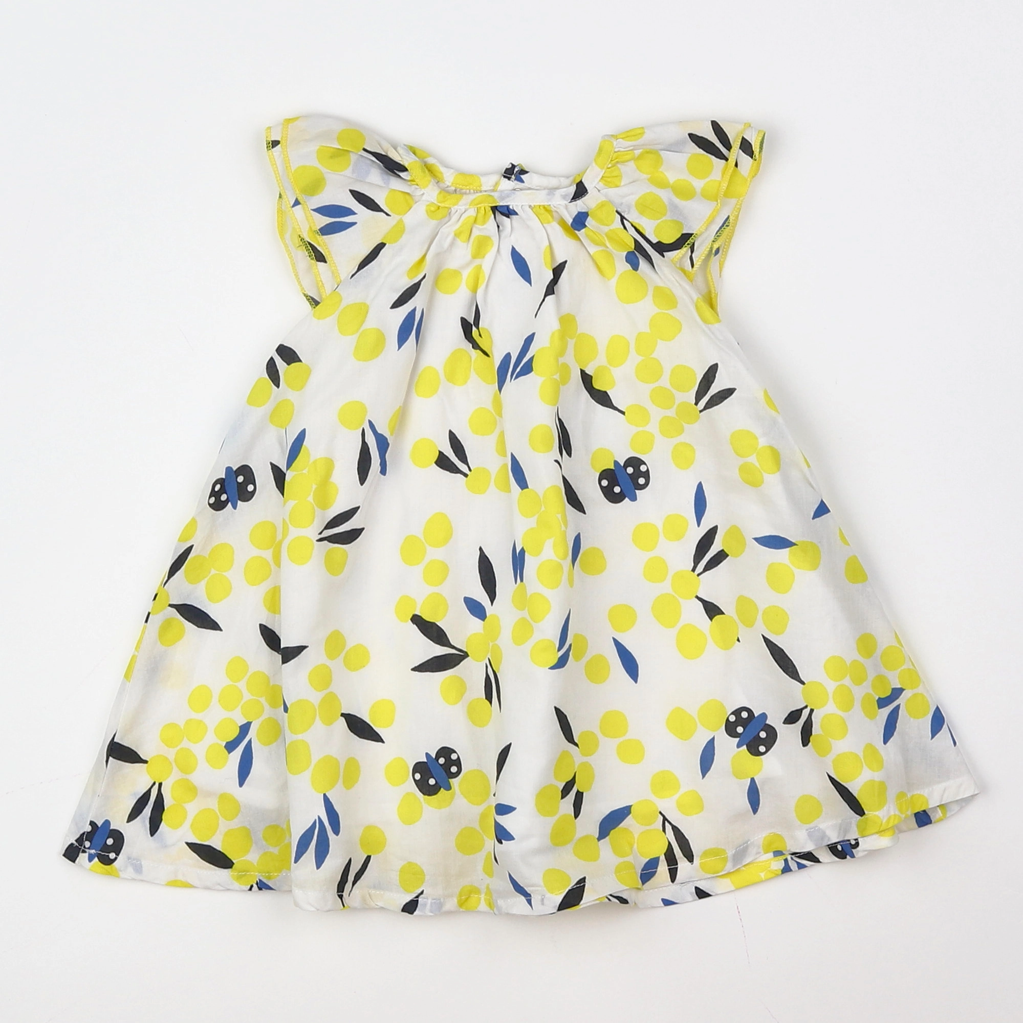 Catimini - robe jaune, multicolore - 6 mois
