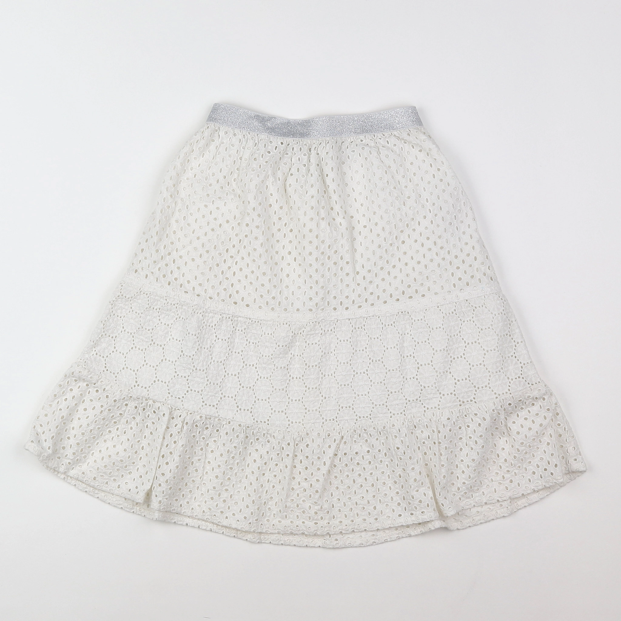 Vertbaudet - jupe blanc - 6 ans