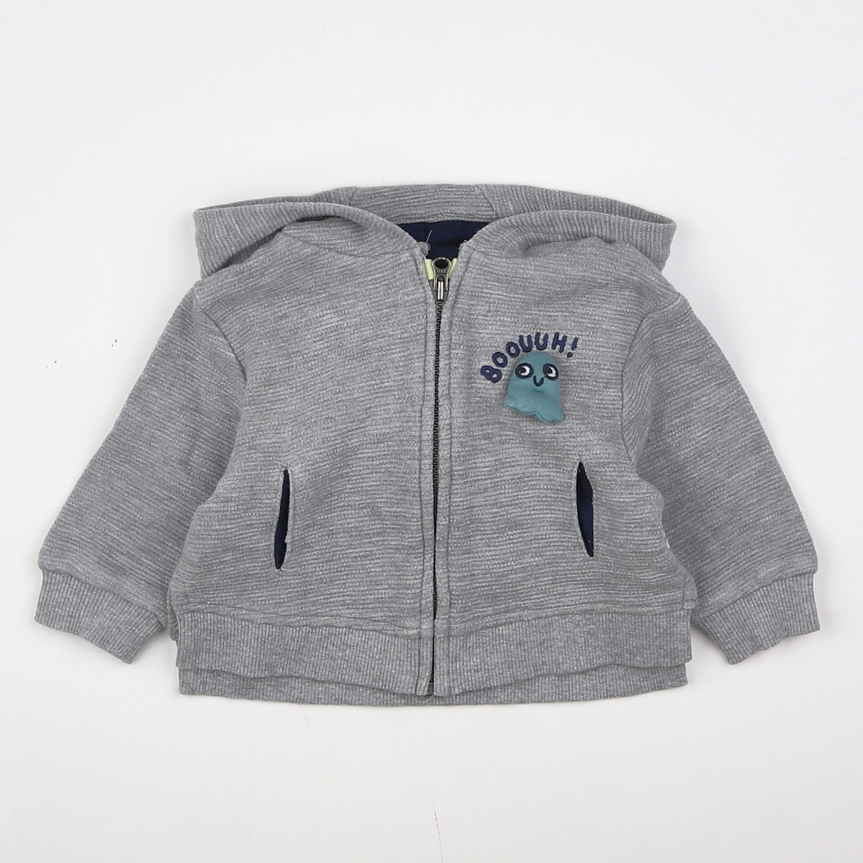 Tape à l'oeil - sweat gris - 3 mois