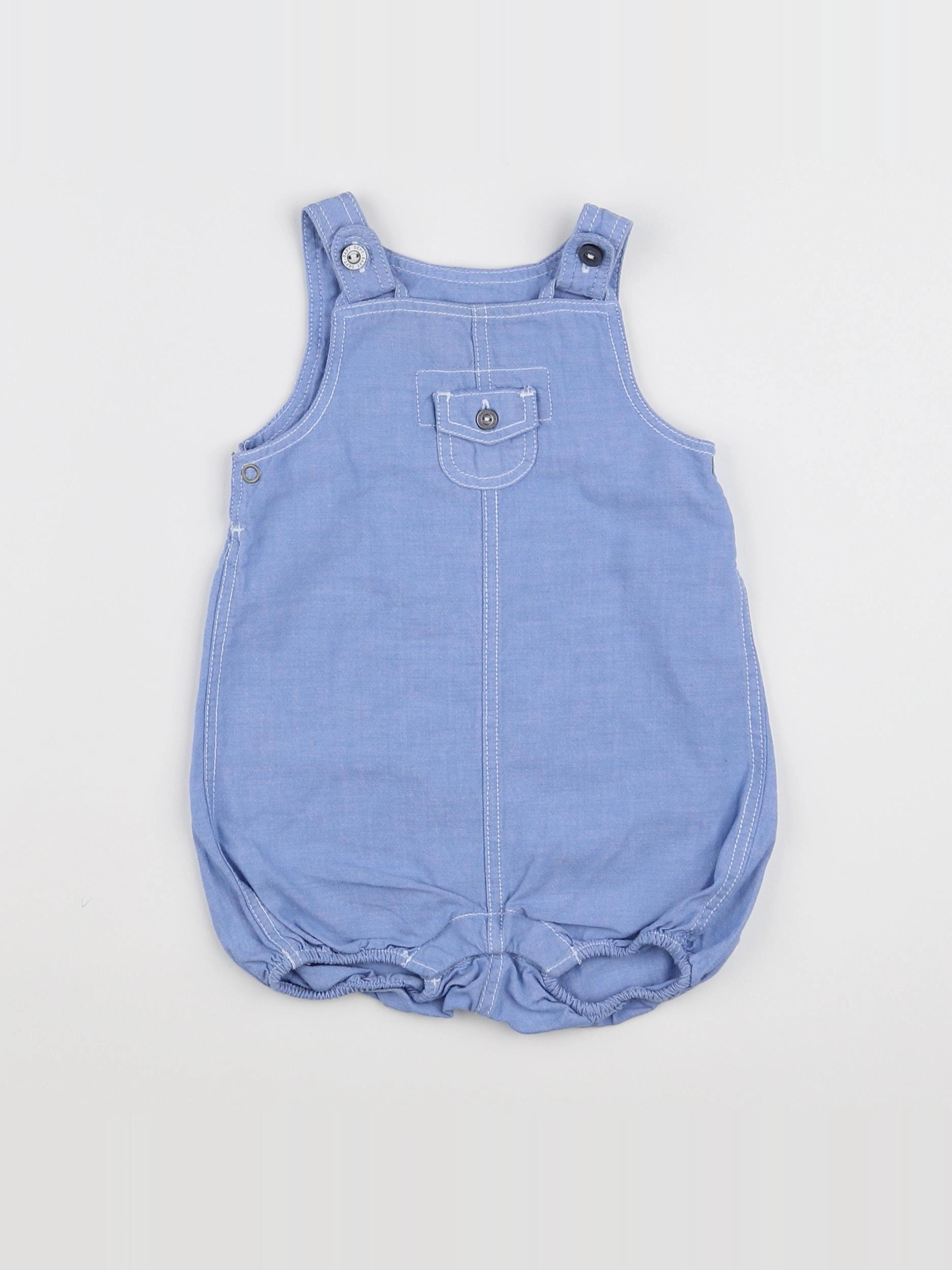 H&M - combinaison bleu - 1/3 mois