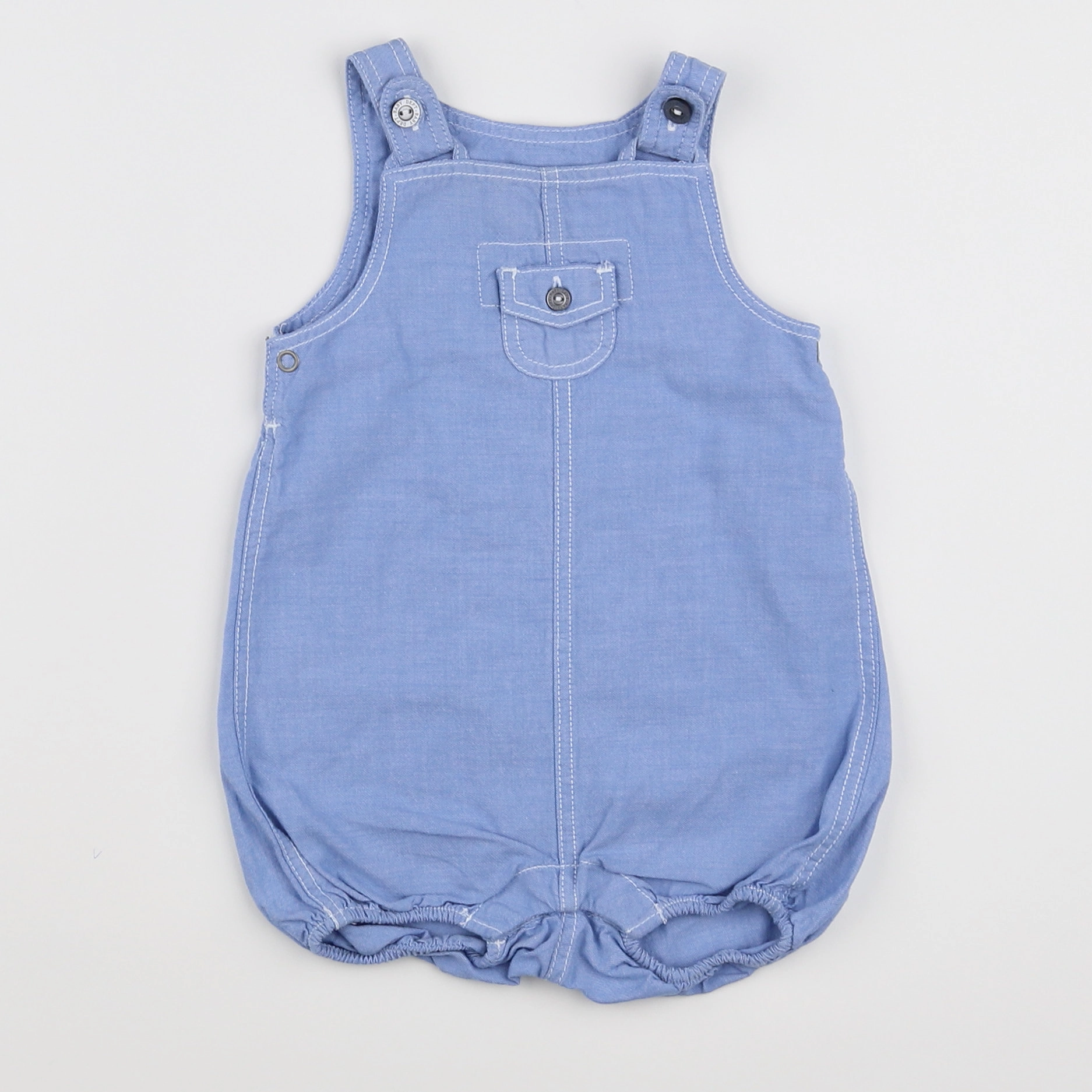 H&M - combinaison bleu - 1/3 mois