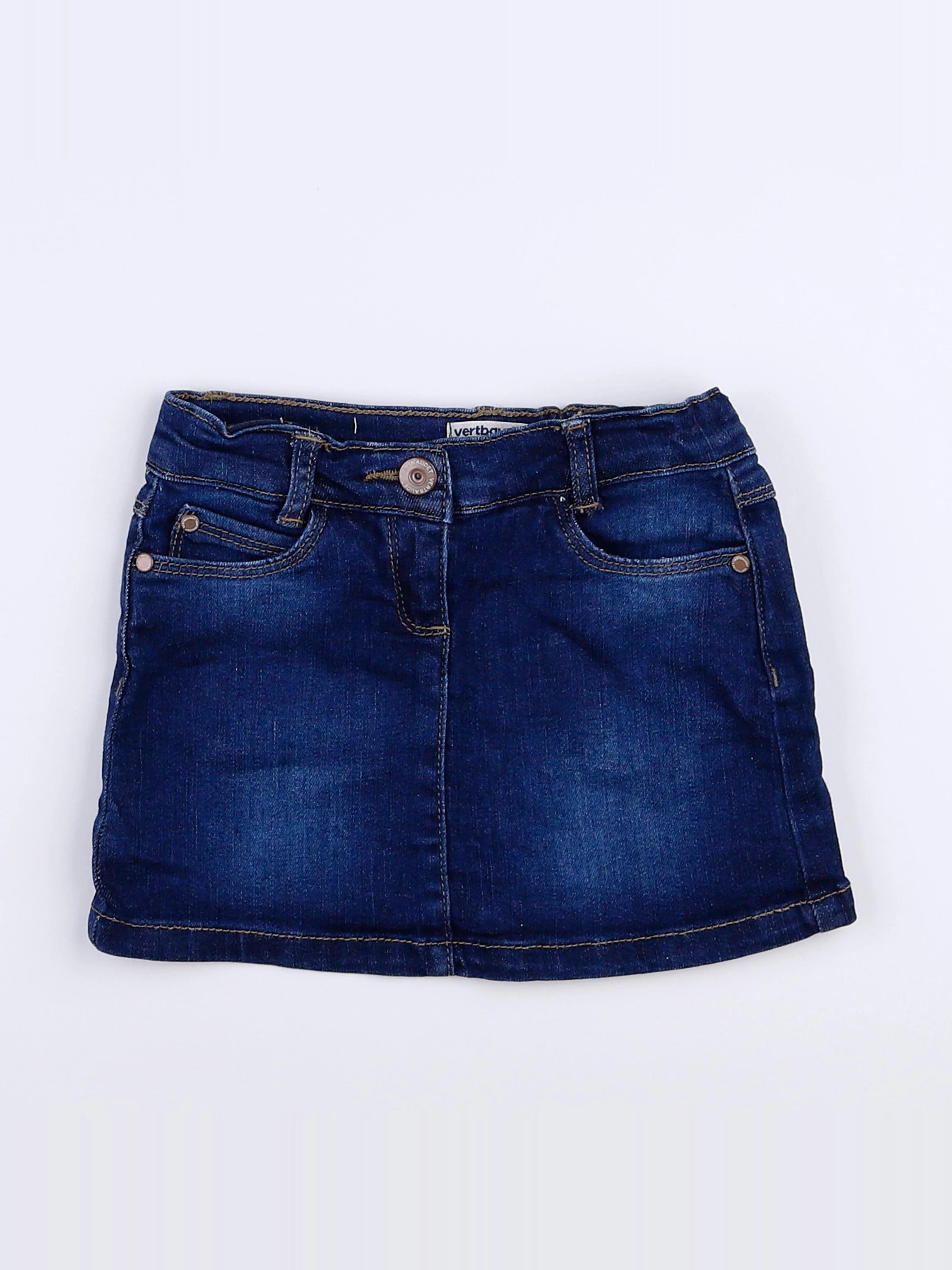 Vertbaudet - jupe bleu - 3 ans