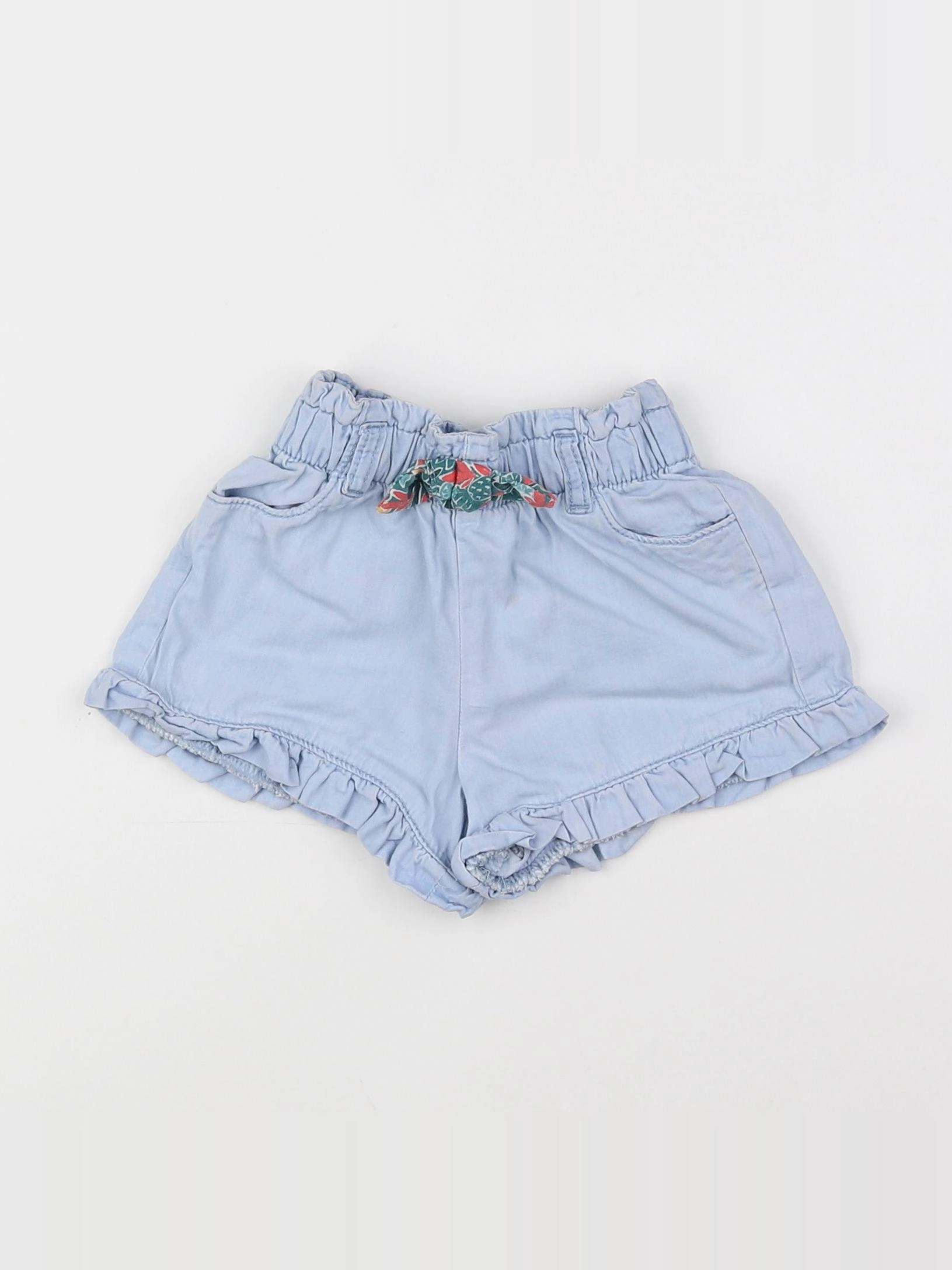 Tape à l'oeil - short bleu - 12 mois