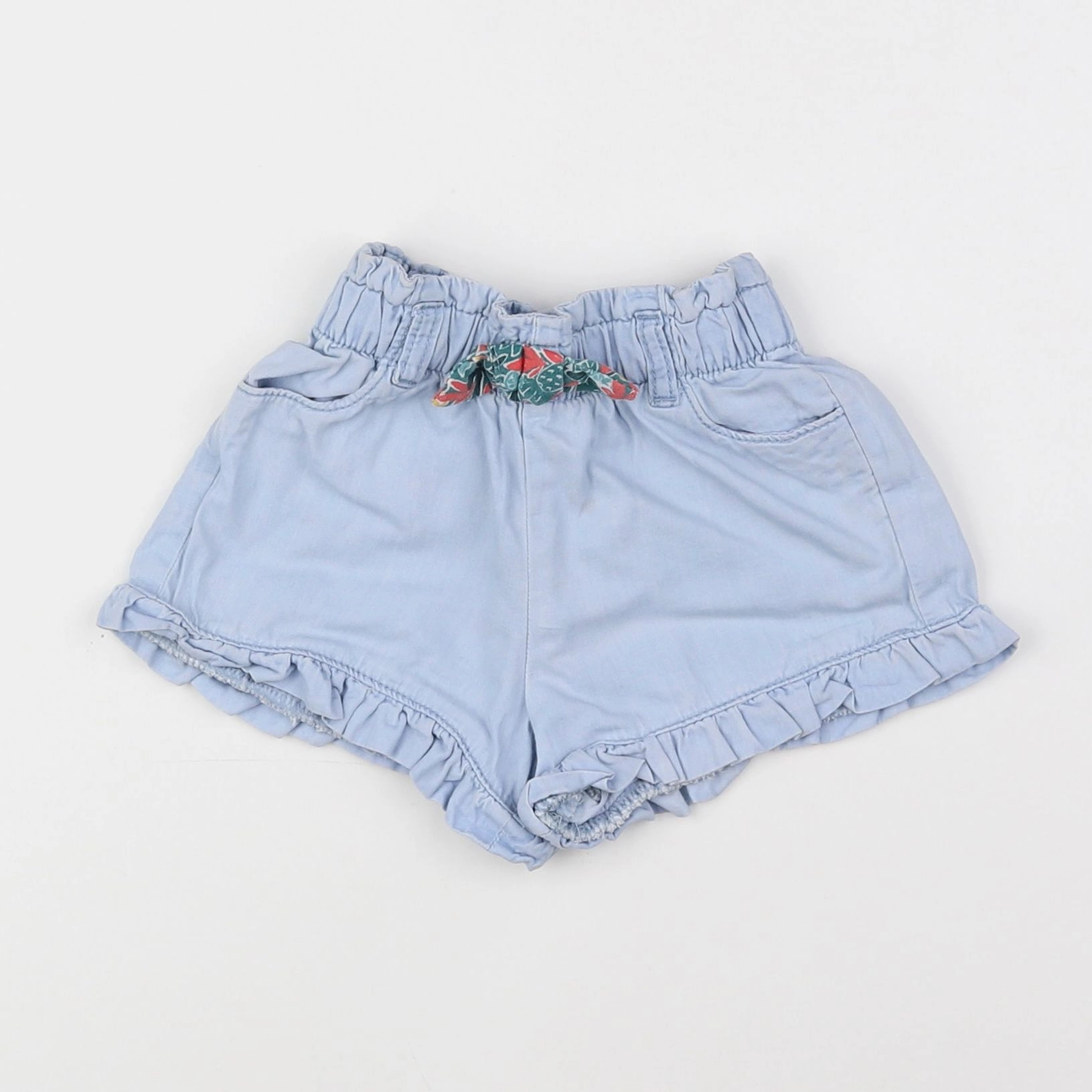 Tape à l'oeil - short bleu - 12 mois