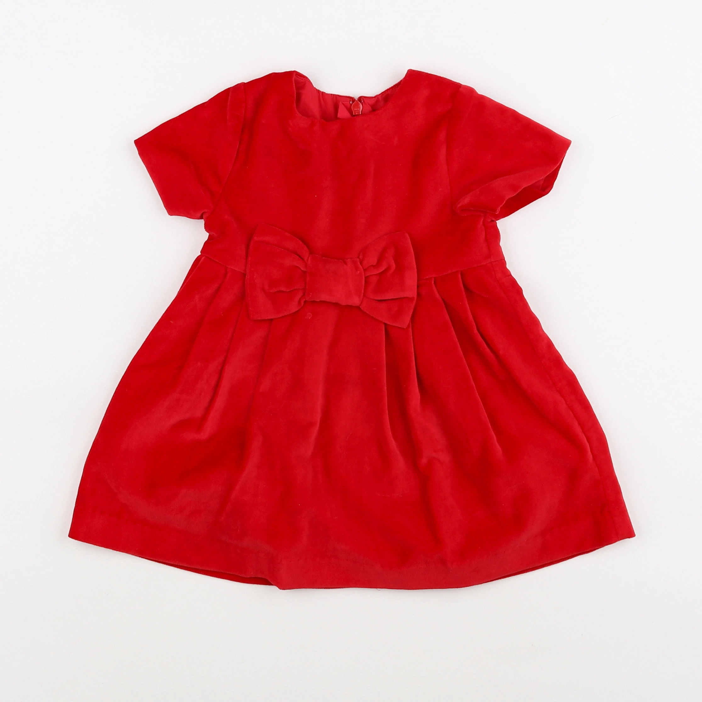 Jacadi - robe rouge - 12 mois