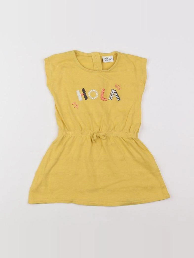 Tape à l'oeil - robe jaune - 18 mois