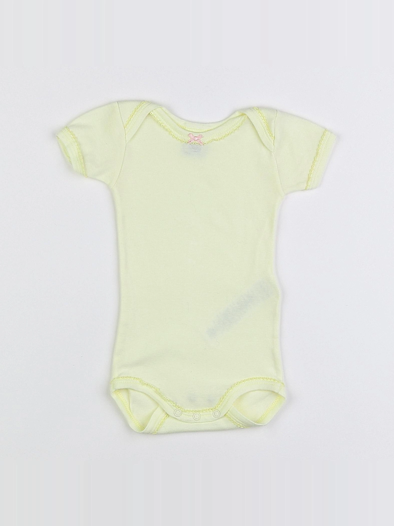 Petit Bateau - body jaune - 3 mois