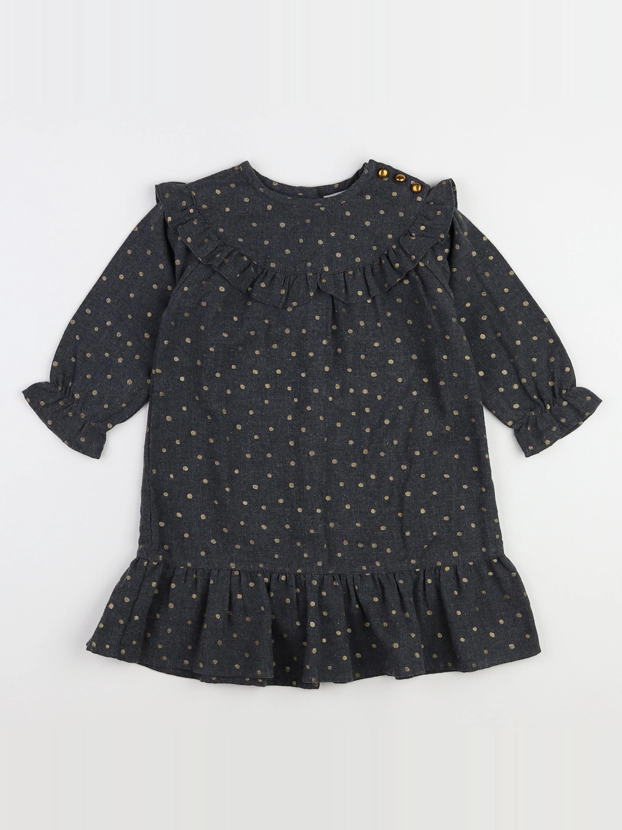 Louis Louise - robe gris - 18 mois