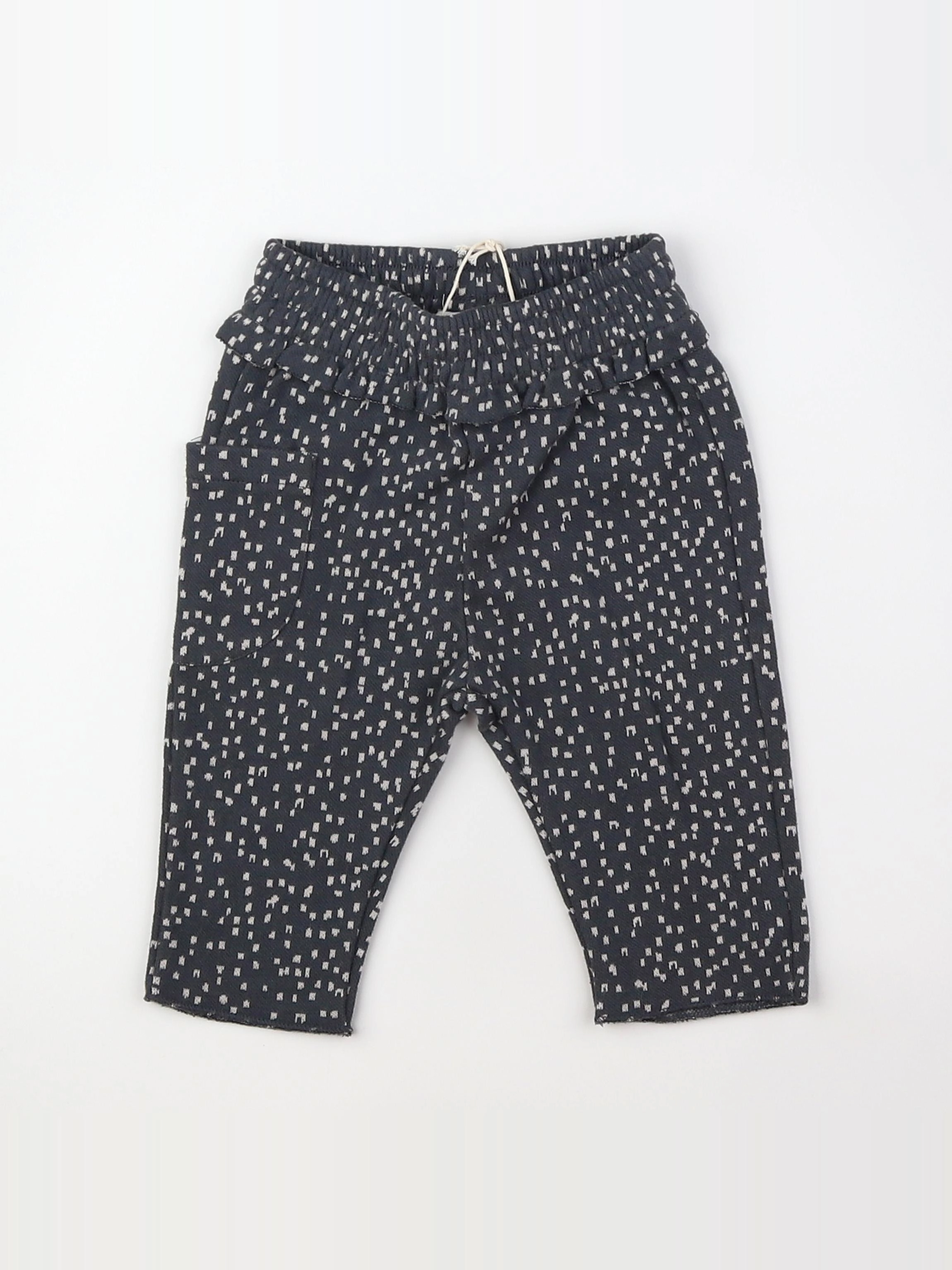 Play Up - pantalon gris, blanc (neuf) - 3 mois