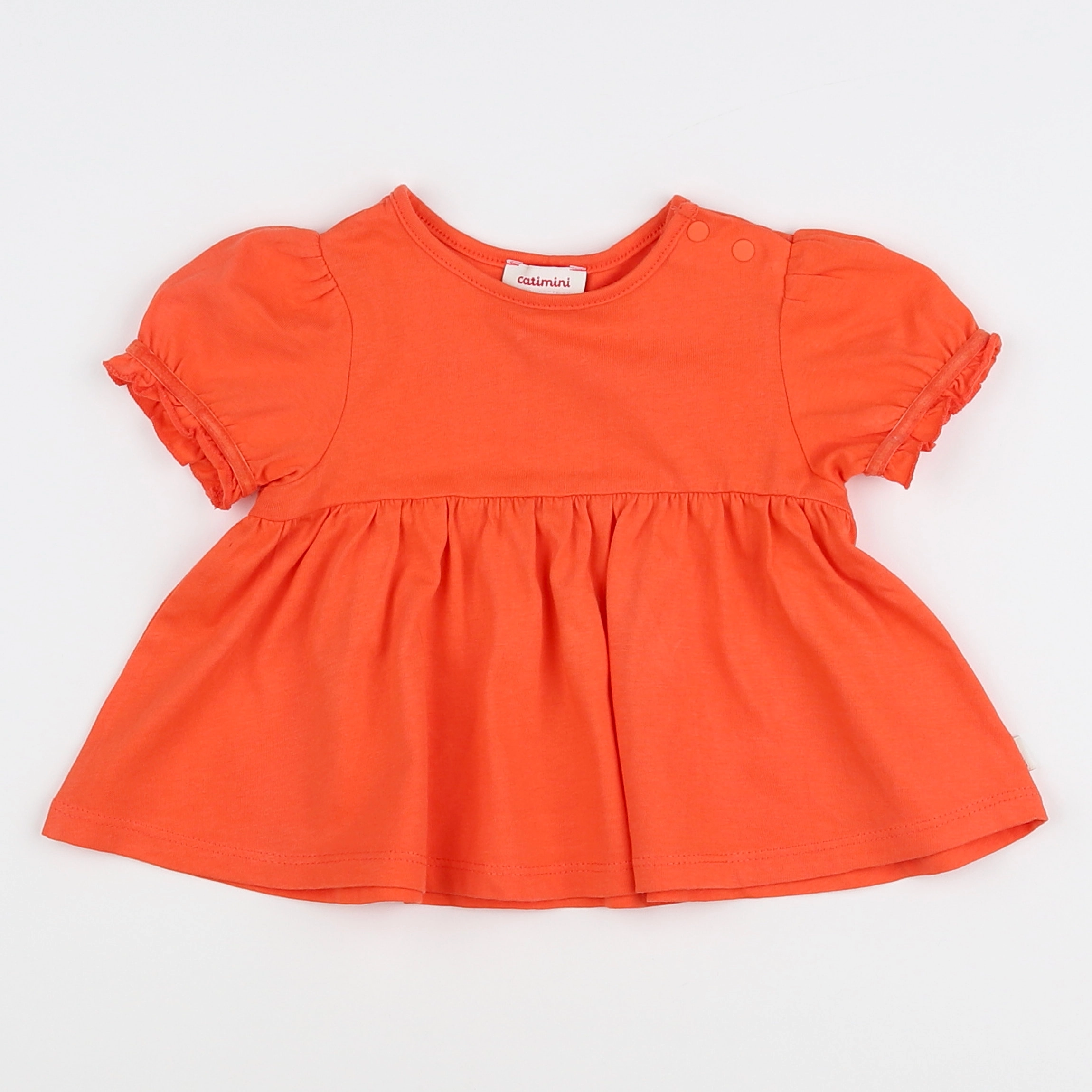 Catimini - tee-shirt orange - 6 mois