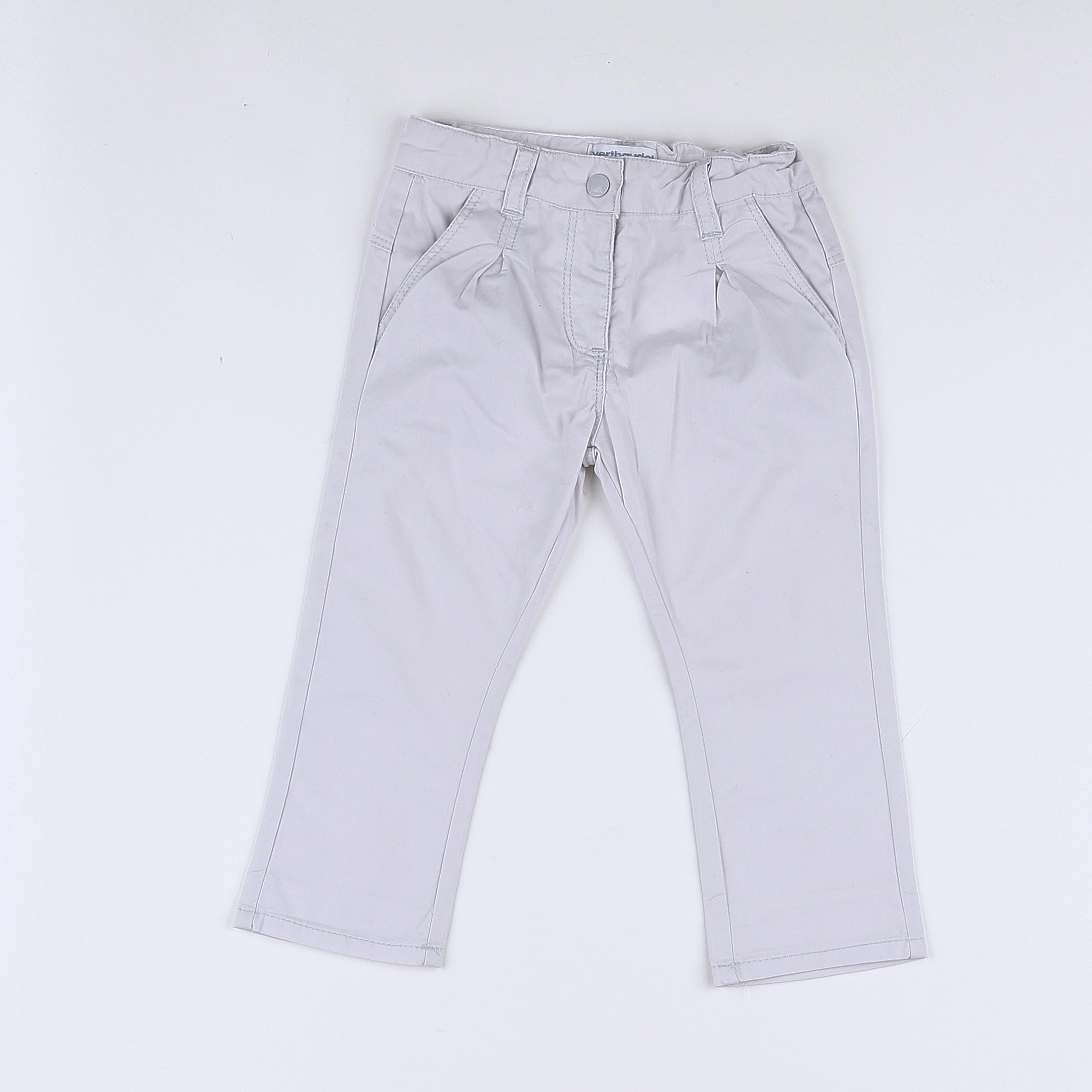 Vertbaudet - pantalon gris - 12 mois