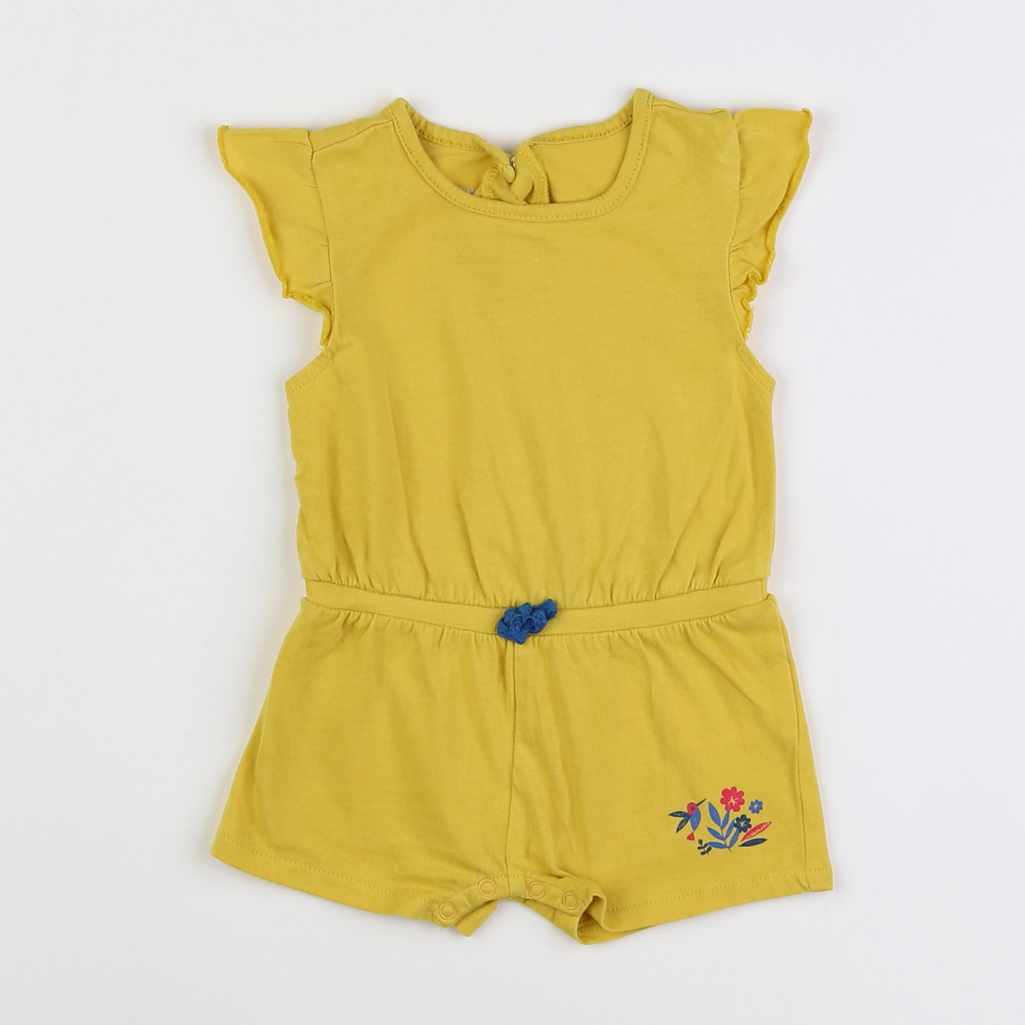 Vertbaudet - combinaison jaune - 6 mois