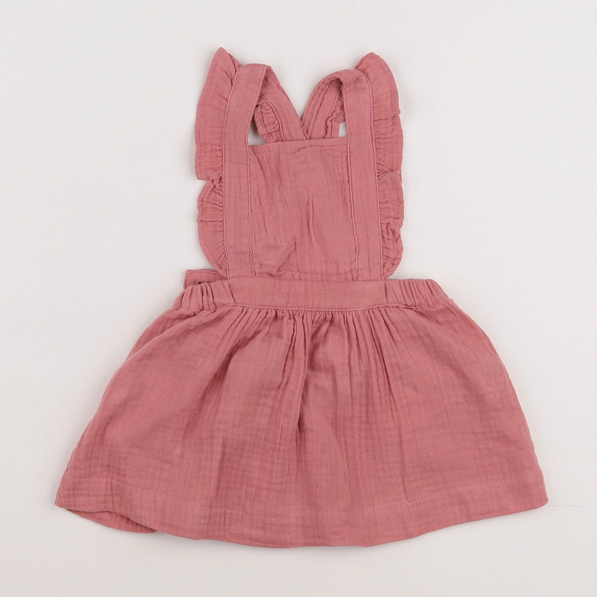 Vertbaudet - robe rose - 9 mois
