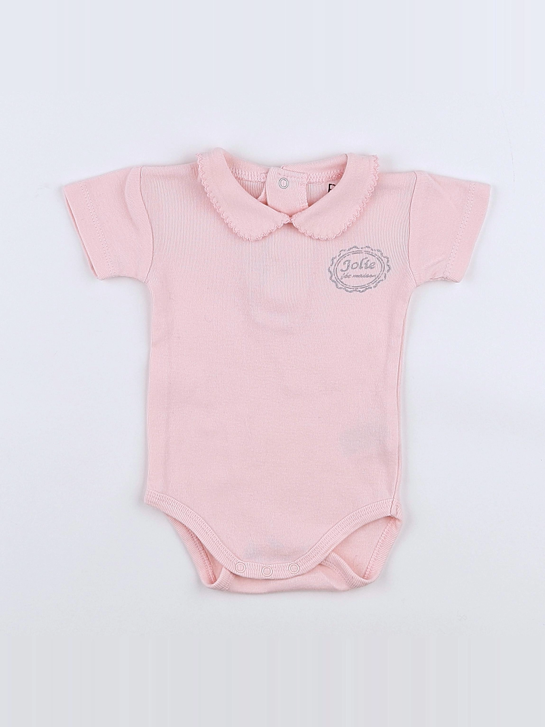 La Redoute - body vetement rose - 3 mois