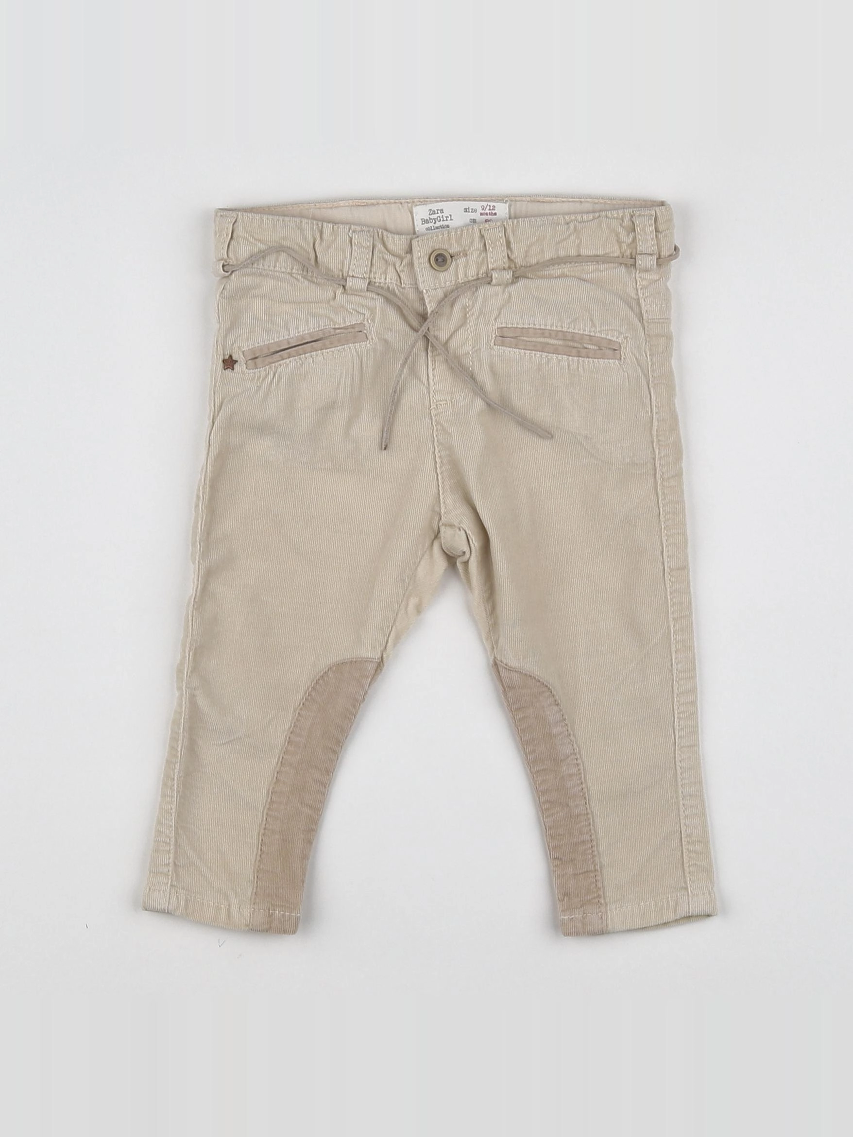 Zara - pantalon beige - 9/12 mois