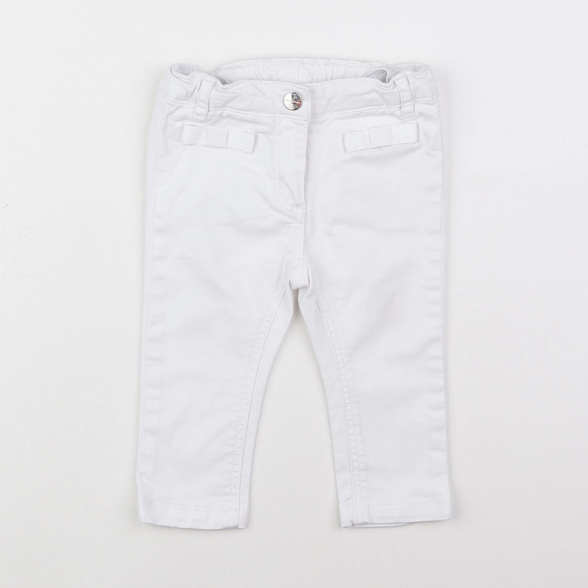 Jacadi - pantalon blanc - 12 mois