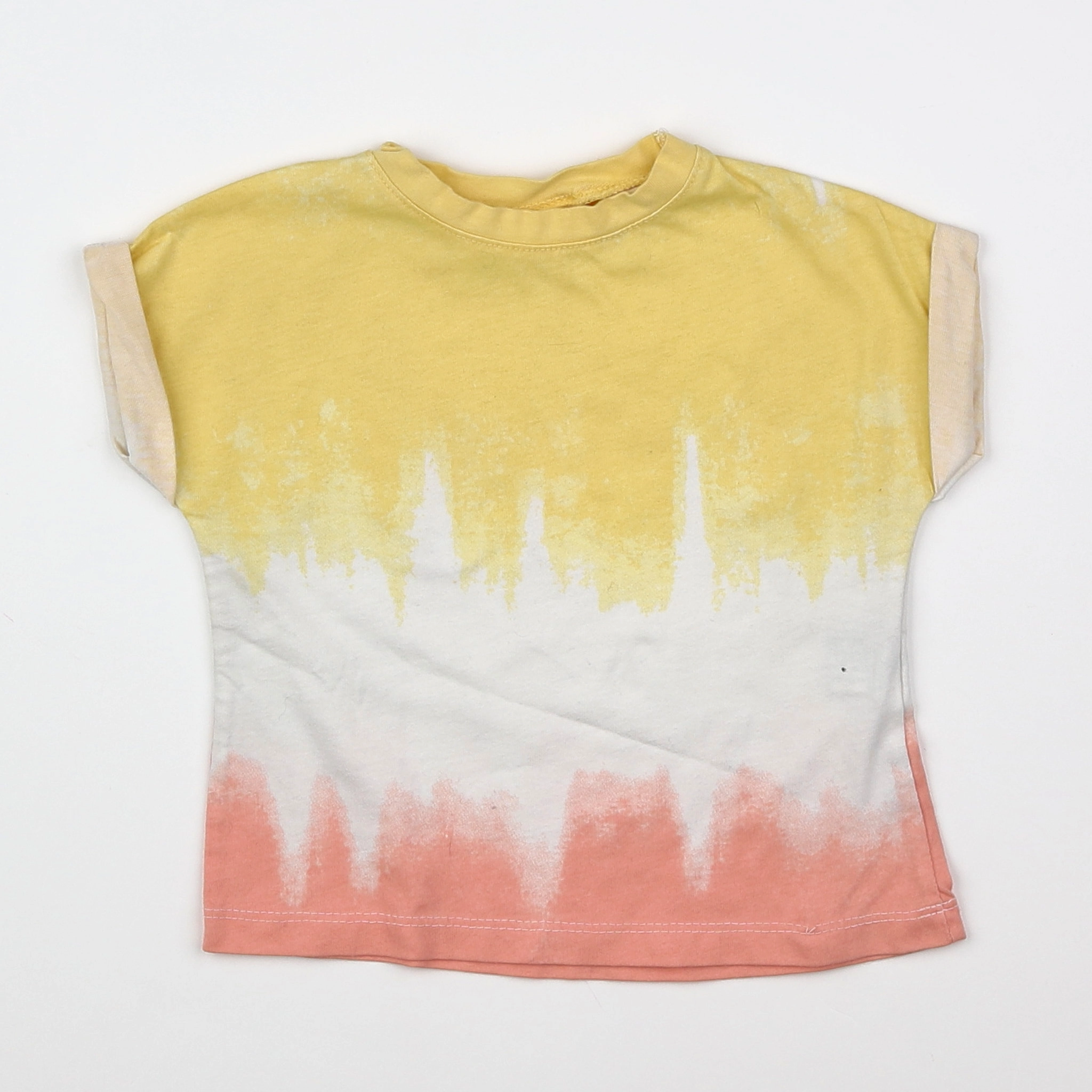 Zara - tee-shirt multicolore - 6/9 mois