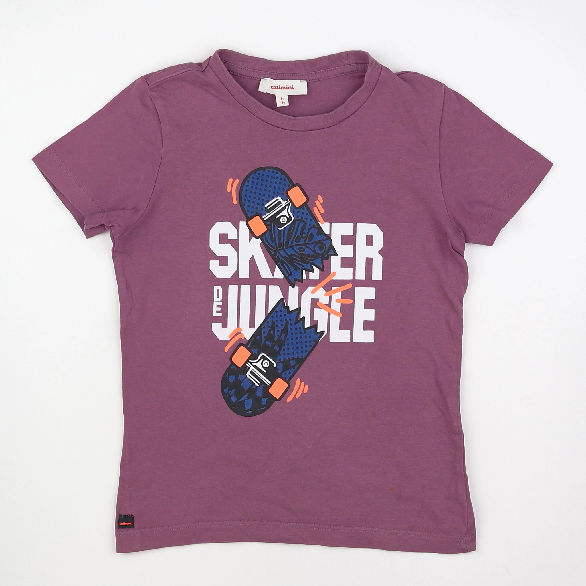 Catimini - tee-shirt violet - 6 ans