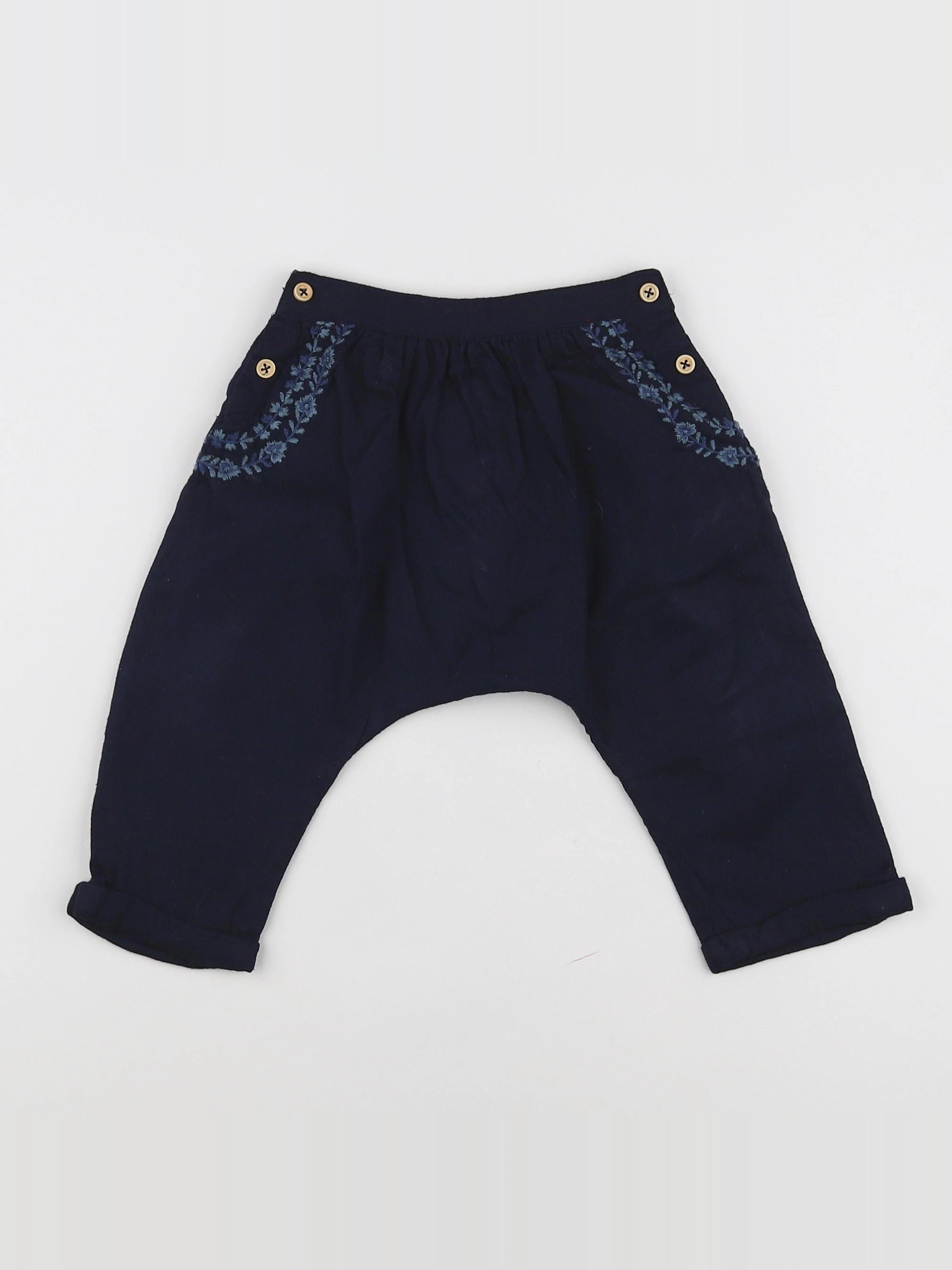 Boutchou - sarouel bleu - 9 mois
