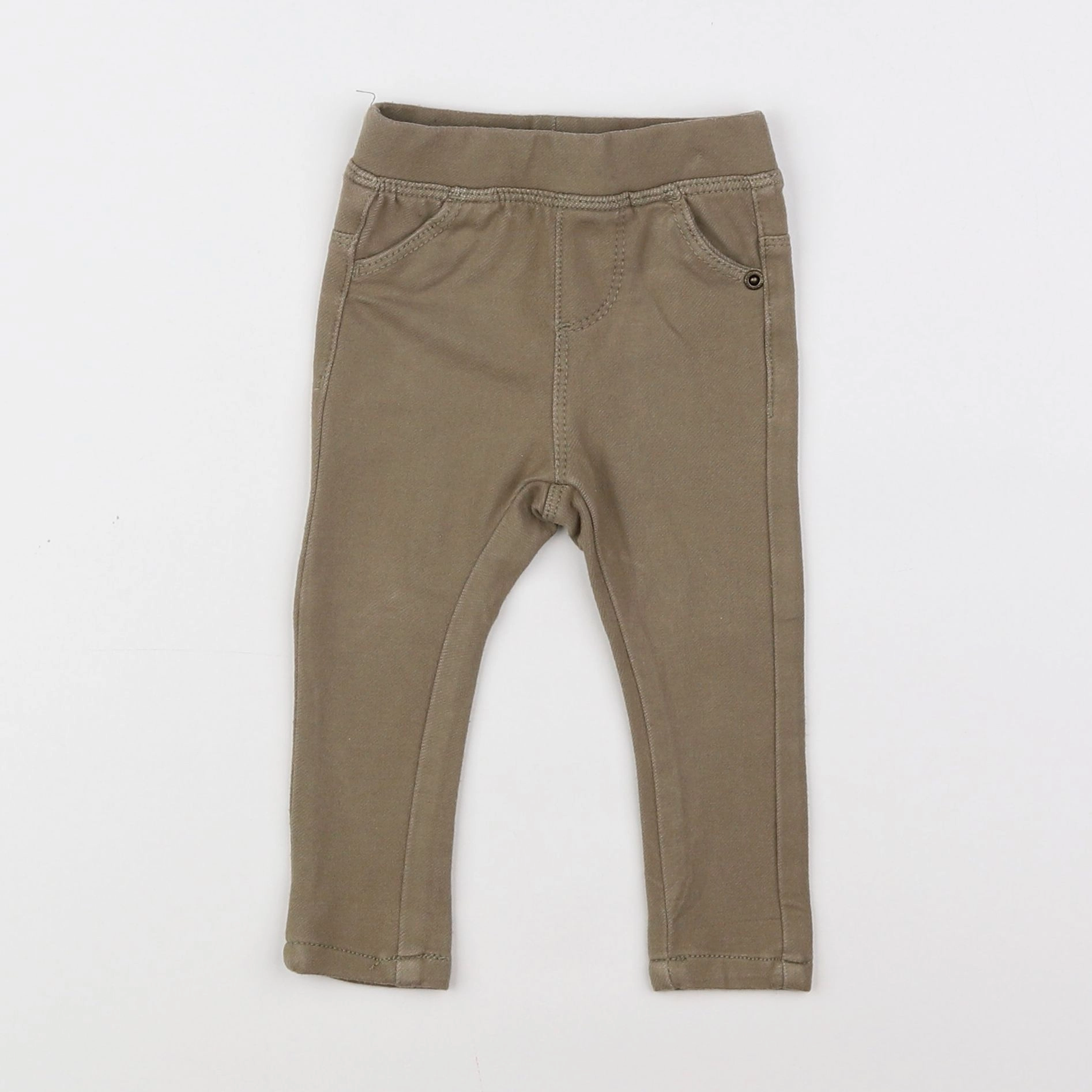 Vertbaudet - jegging vert - 6 mois