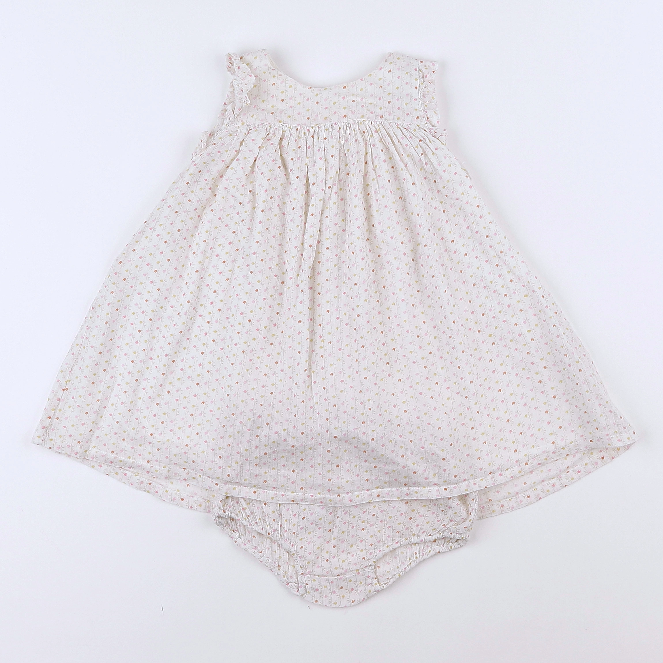 Boutchou - robe multicolore - 9 mois