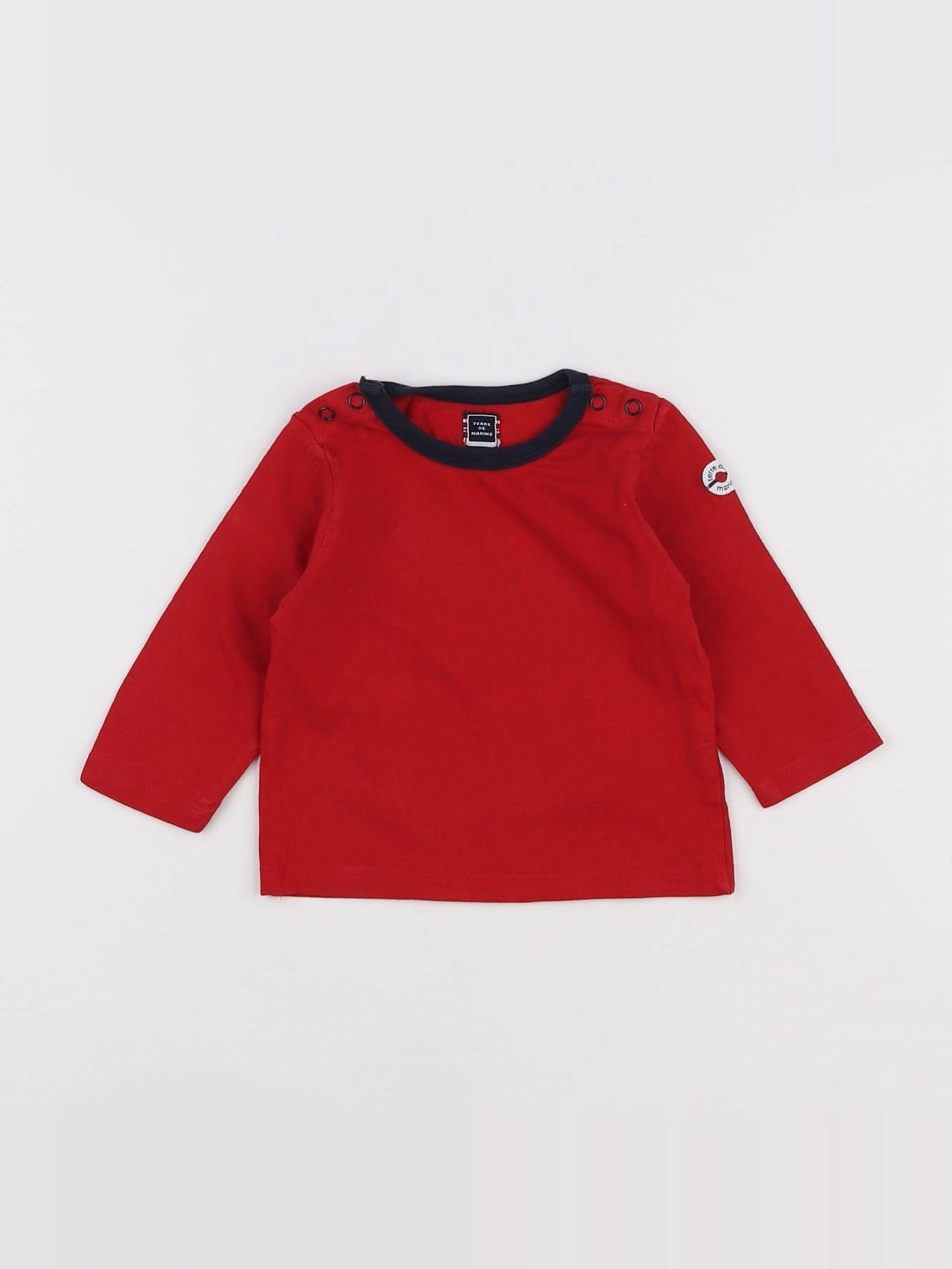 Terre de marins - tee-shirt rouge - 6 mois