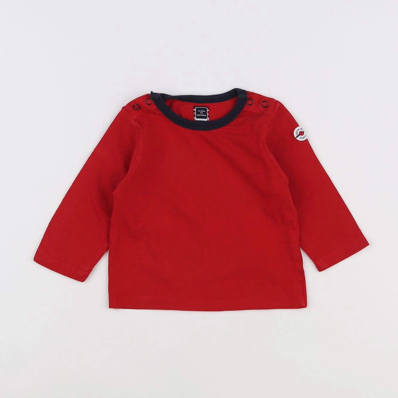 Terre de marins - tee-shirt rouge - 6 mois