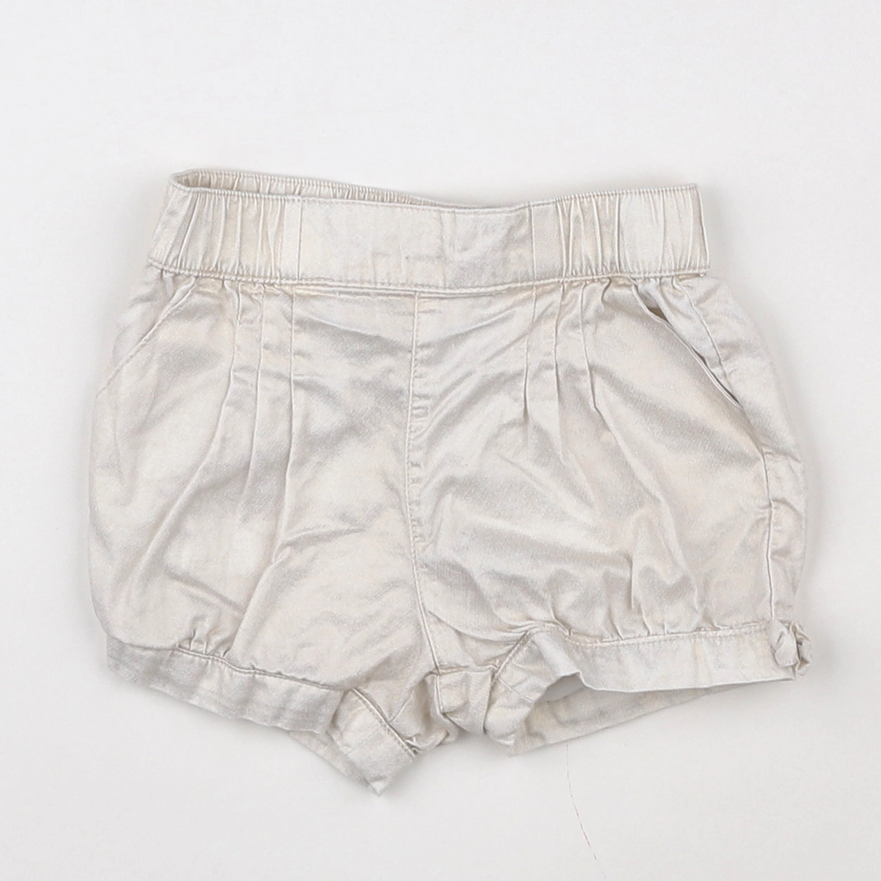 Vertbaudet - short beige - 12 mois