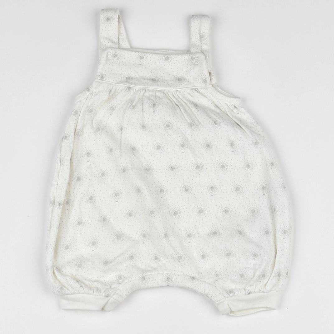 Petit Bateau - combinaison argent, blanc - 3 mois