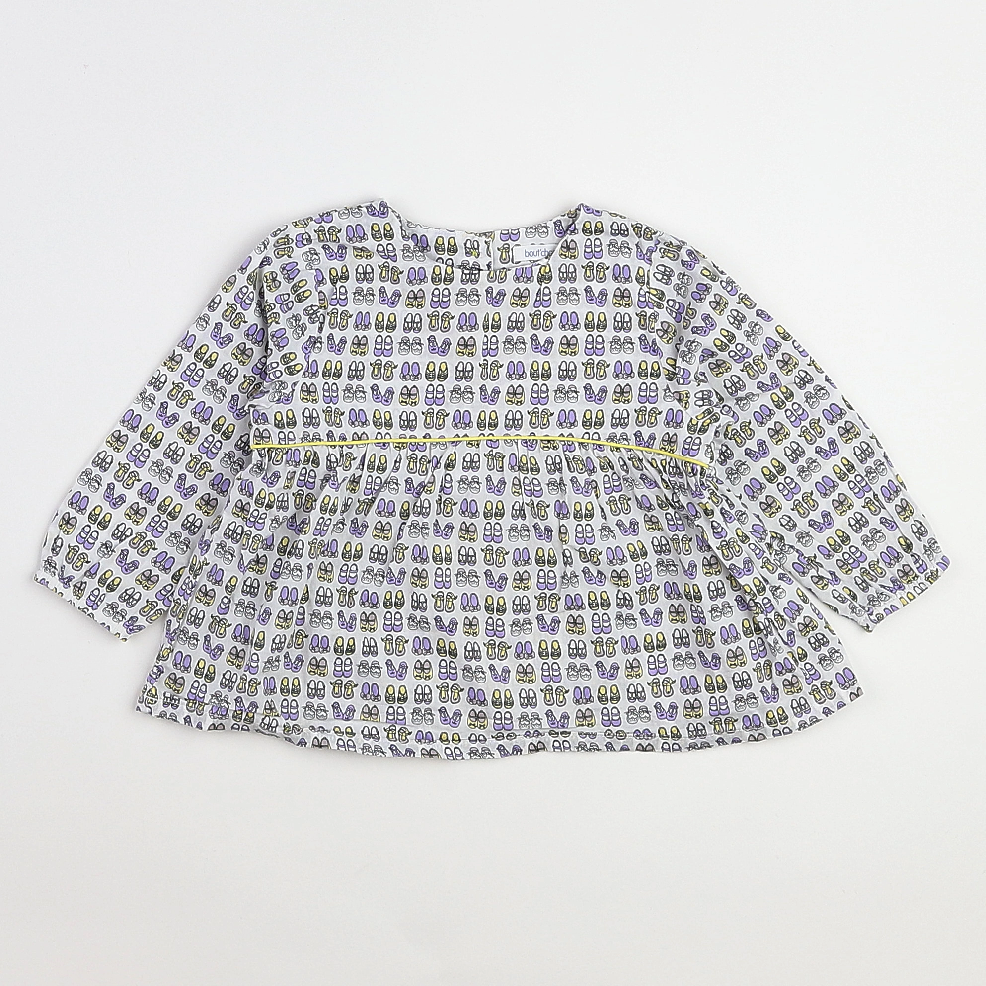 Boutchou - blouse multicolore - 12 mois