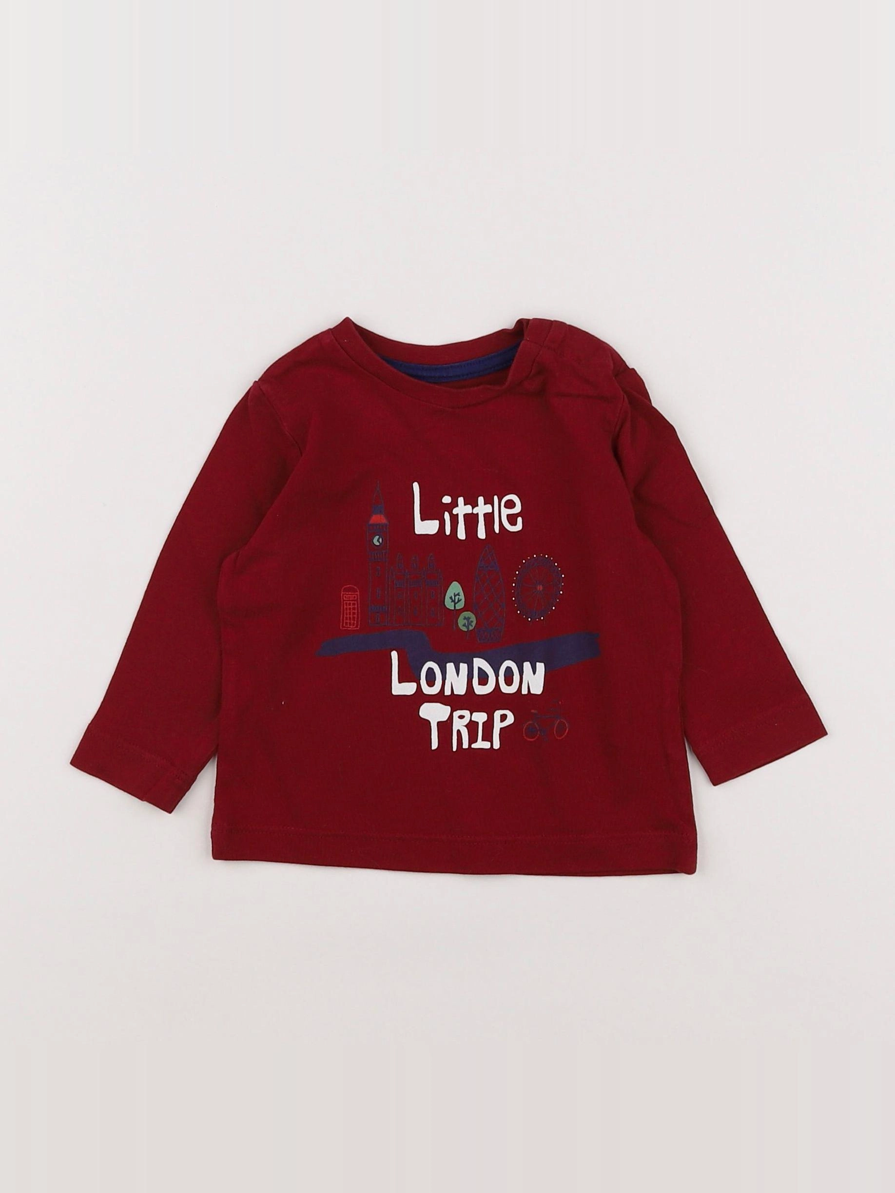 Boutchou - tee-shirt rouge - 6 mois