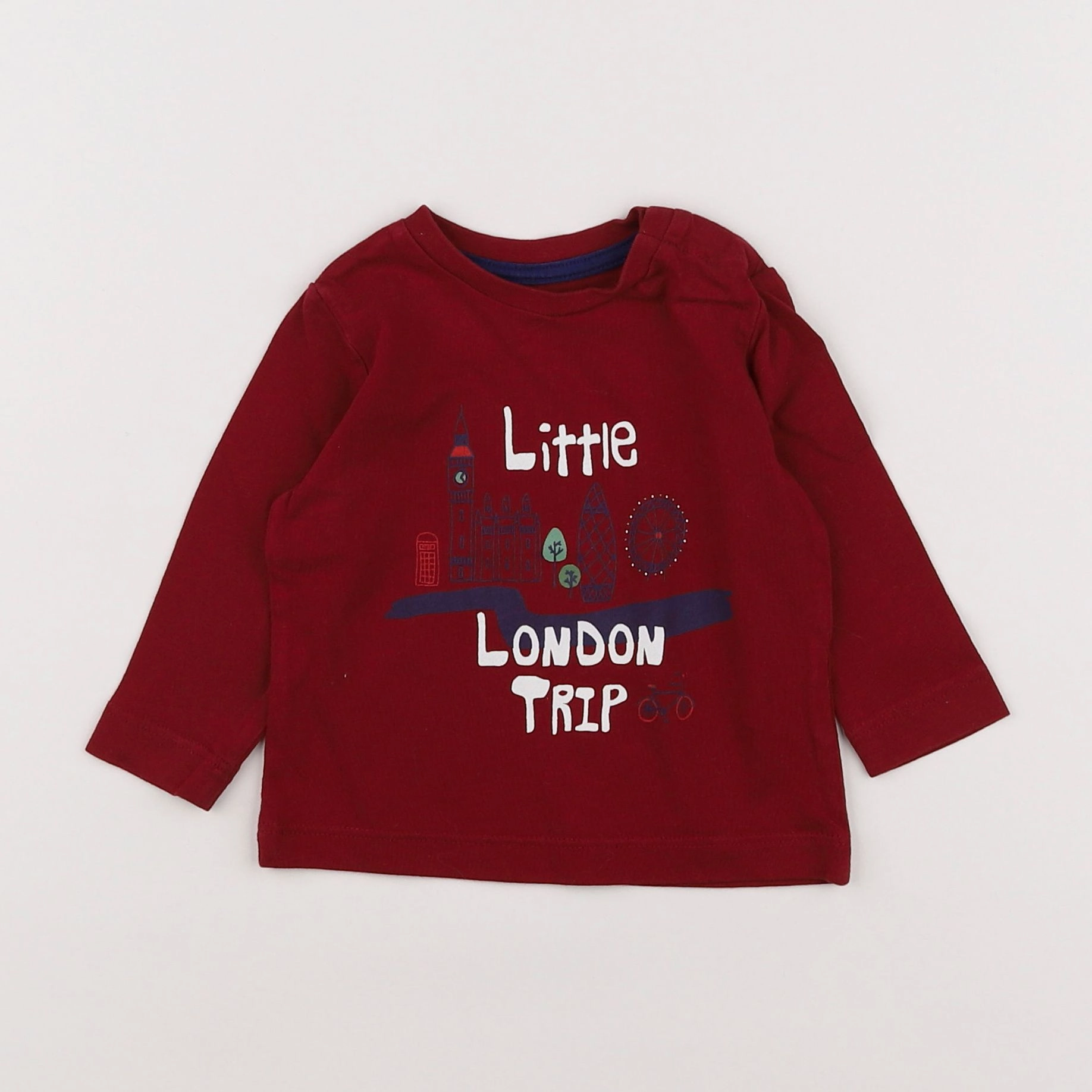 Boutchou - tee-shirt rouge - 6 mois