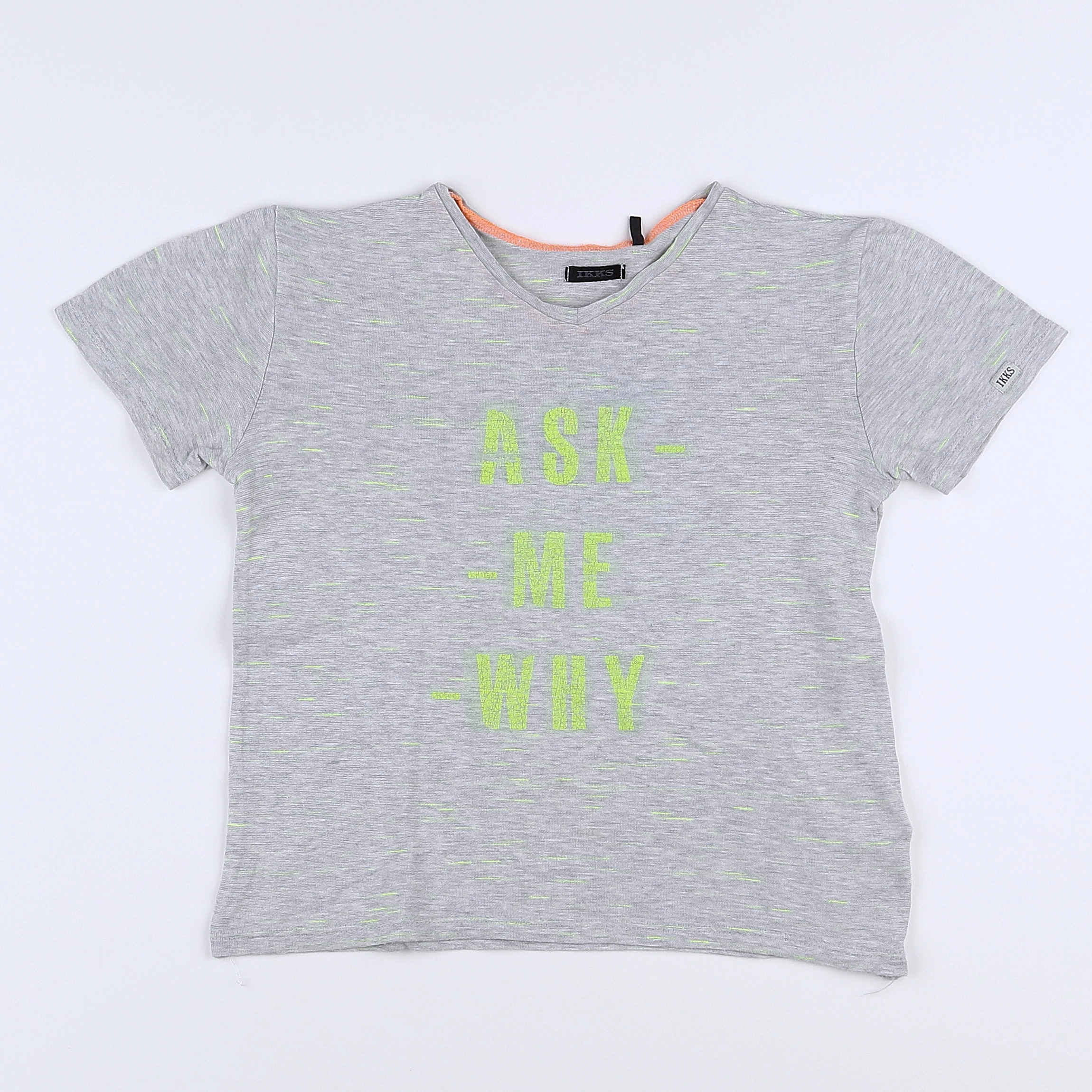 IKKS - tee-shirt gris - 6 ans