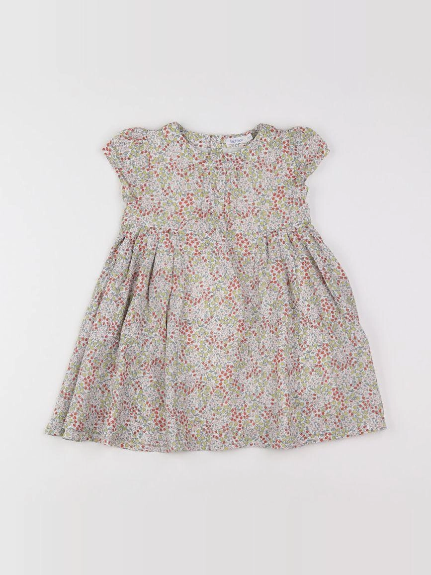 Boutchou - robe multicolore - 12 mois