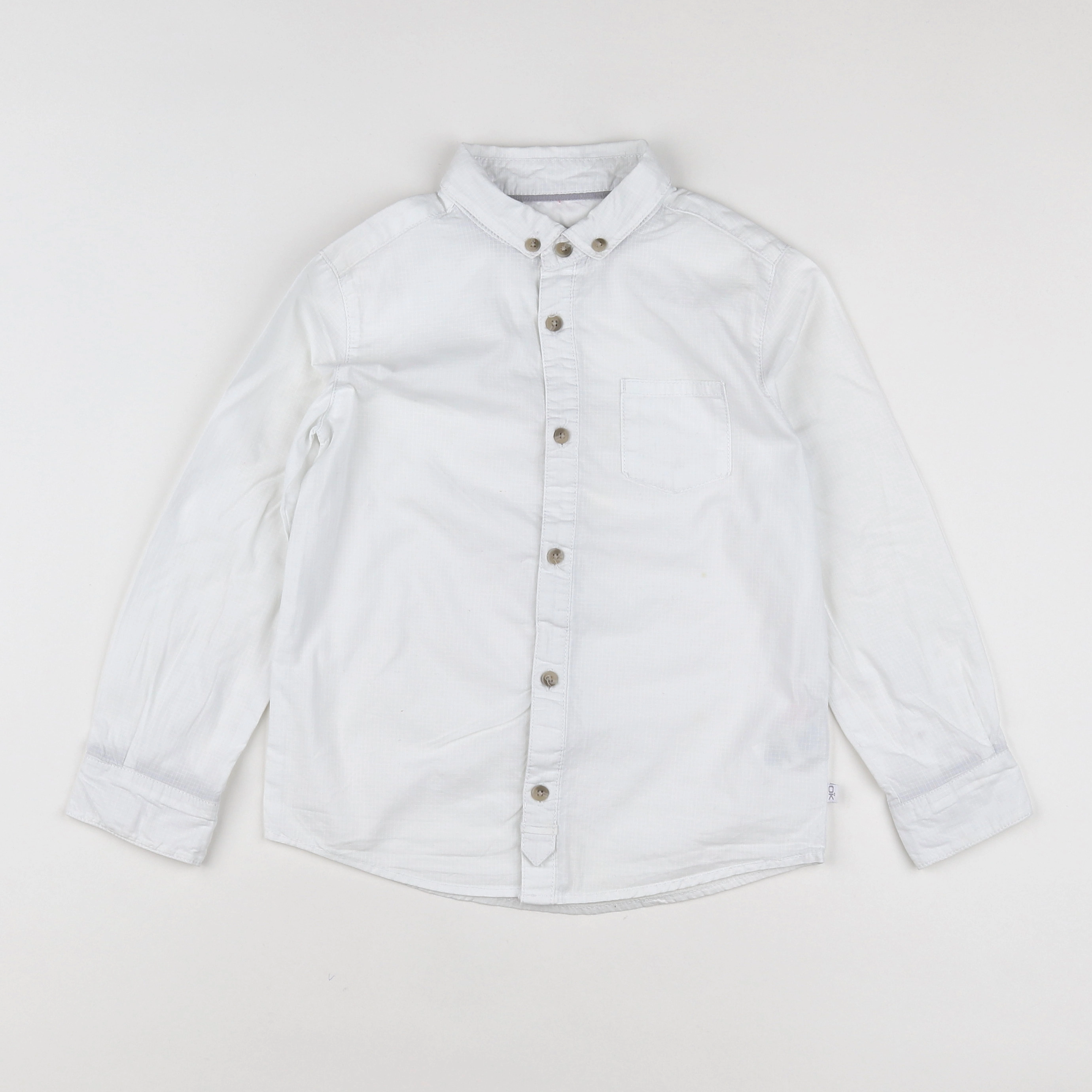 Okaidi - chemise blanc - 7 ans