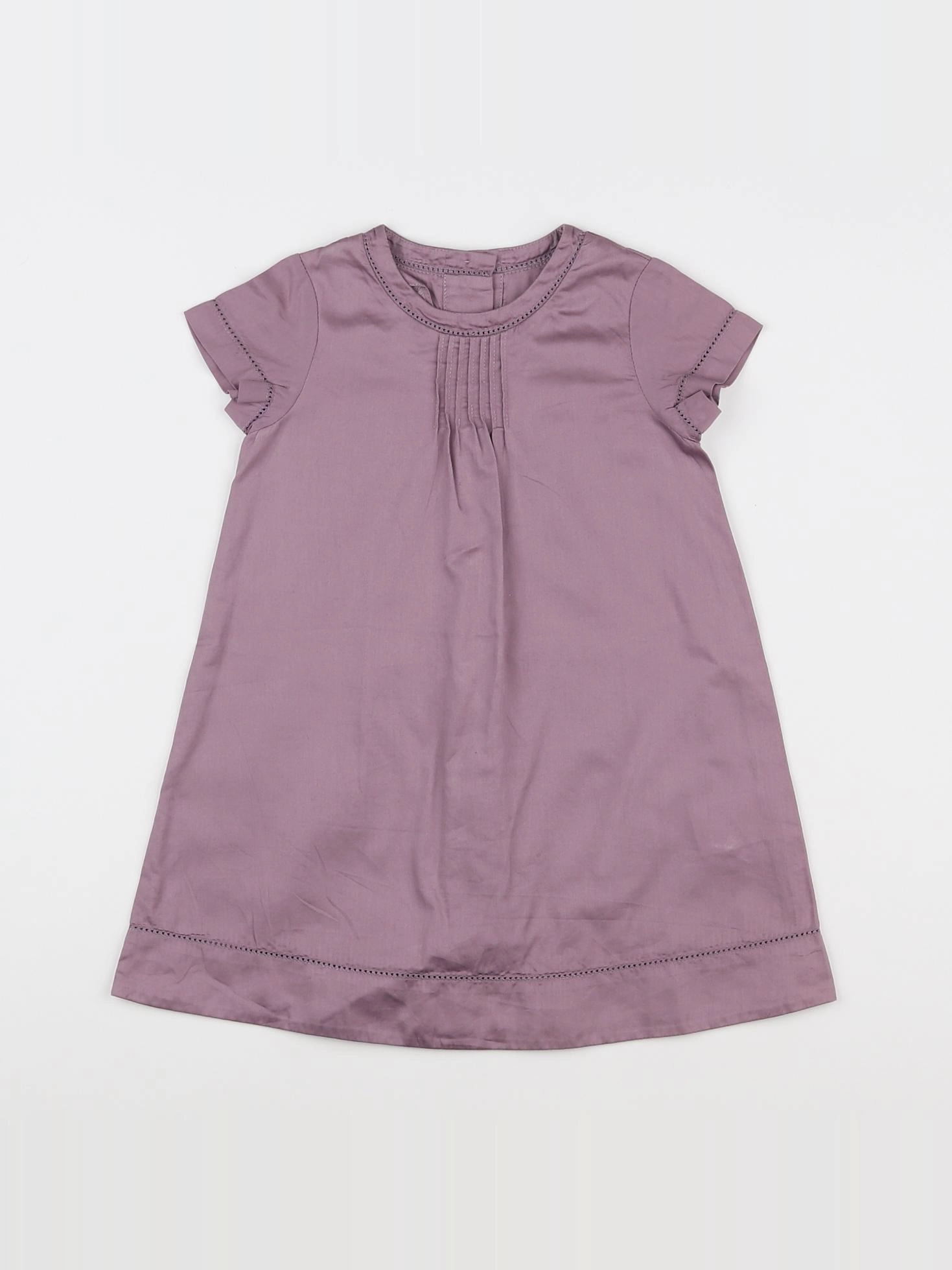 Cyrillus - robe violet - 12 mois