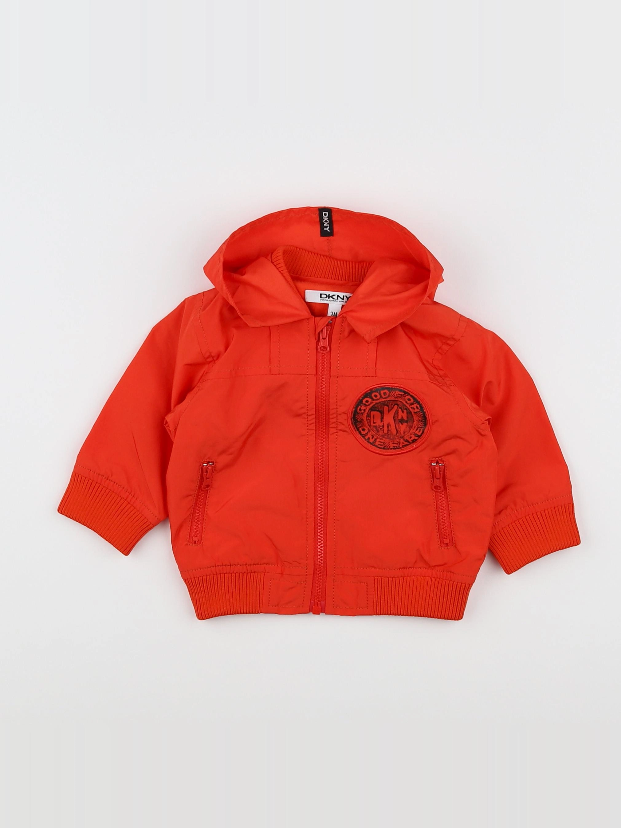 Dkny - imperméable orange - 3 mois