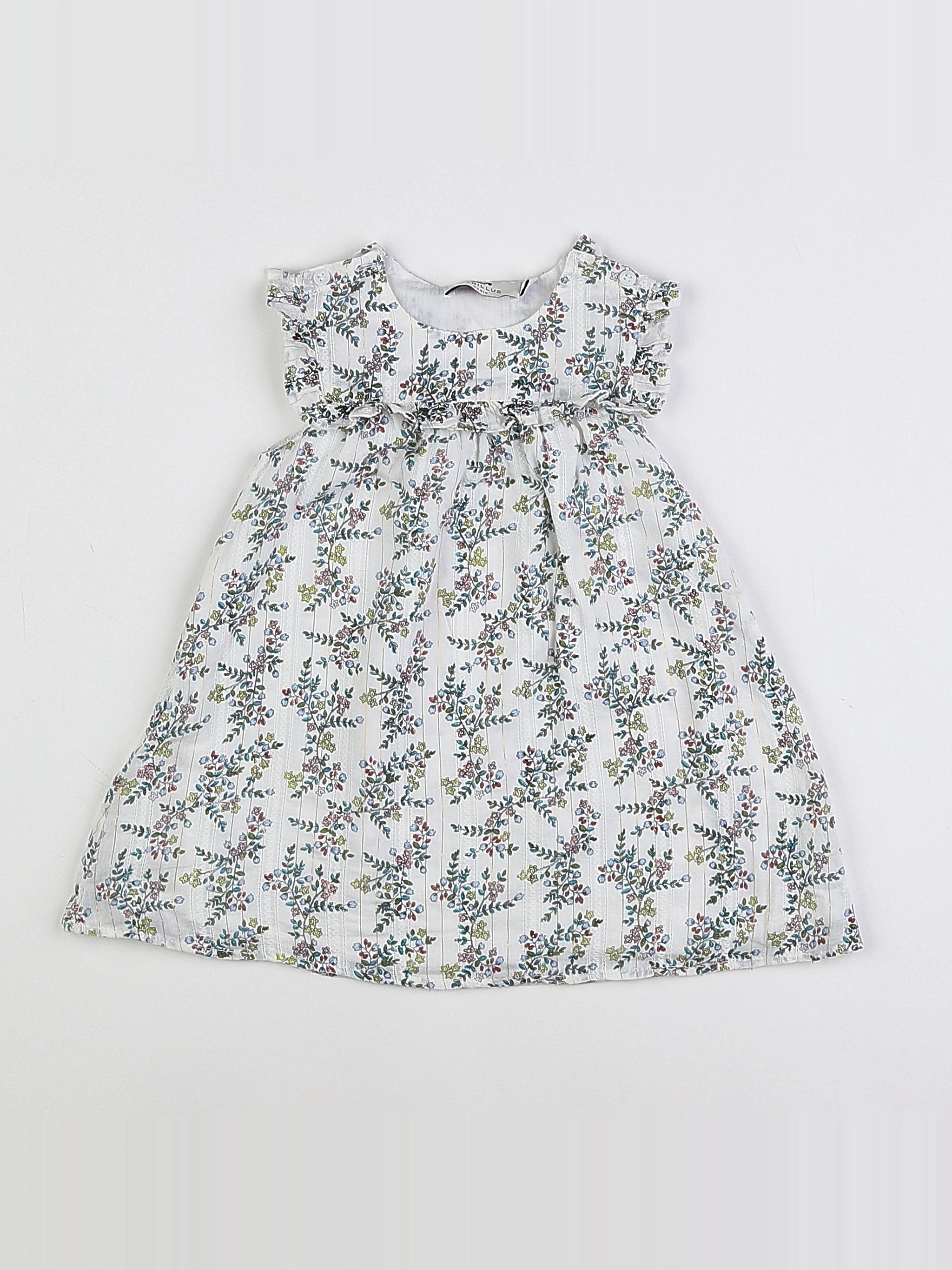 Cyrillus - robe multicolore - 6 mois