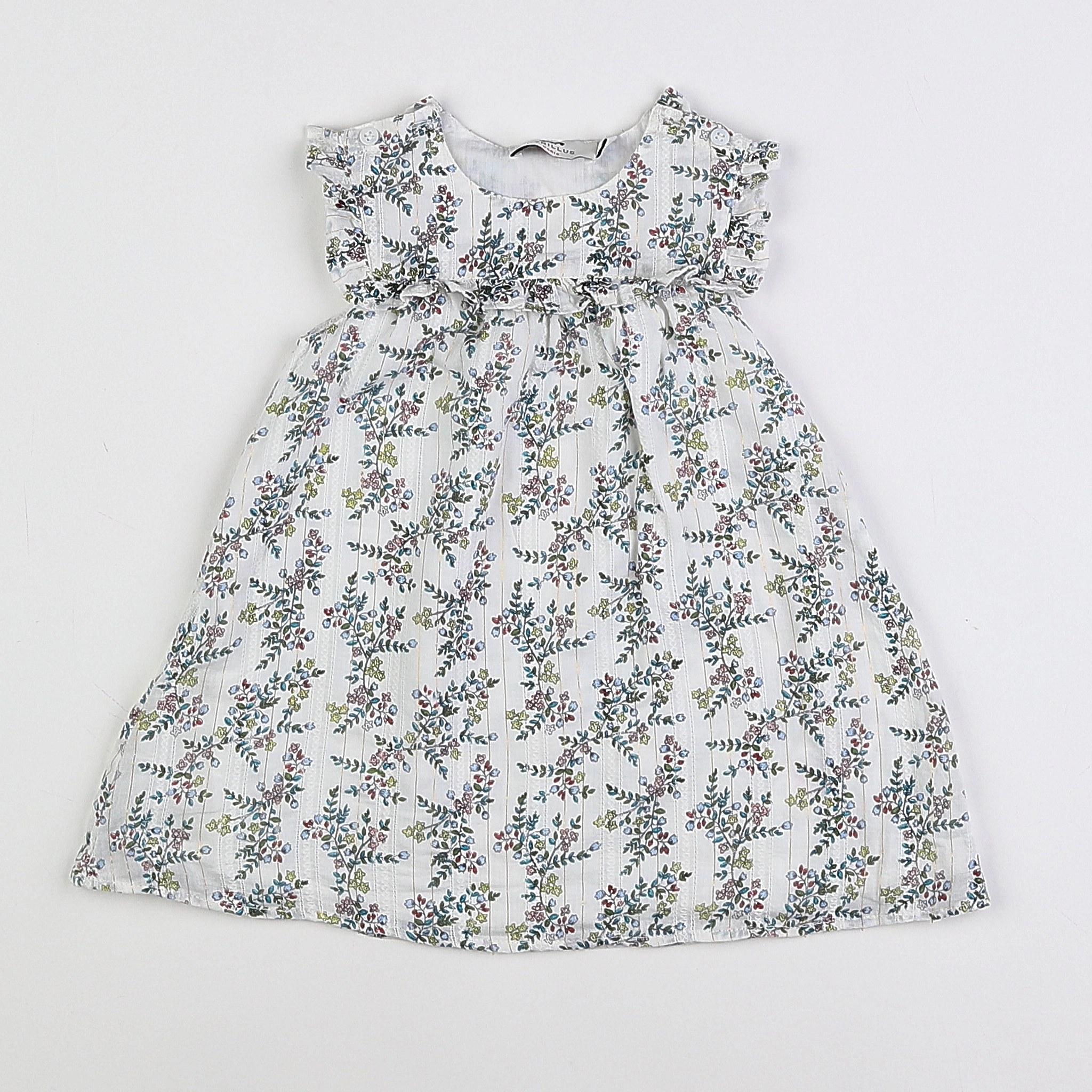 Cyrillus - robe multicolore - 6 mois