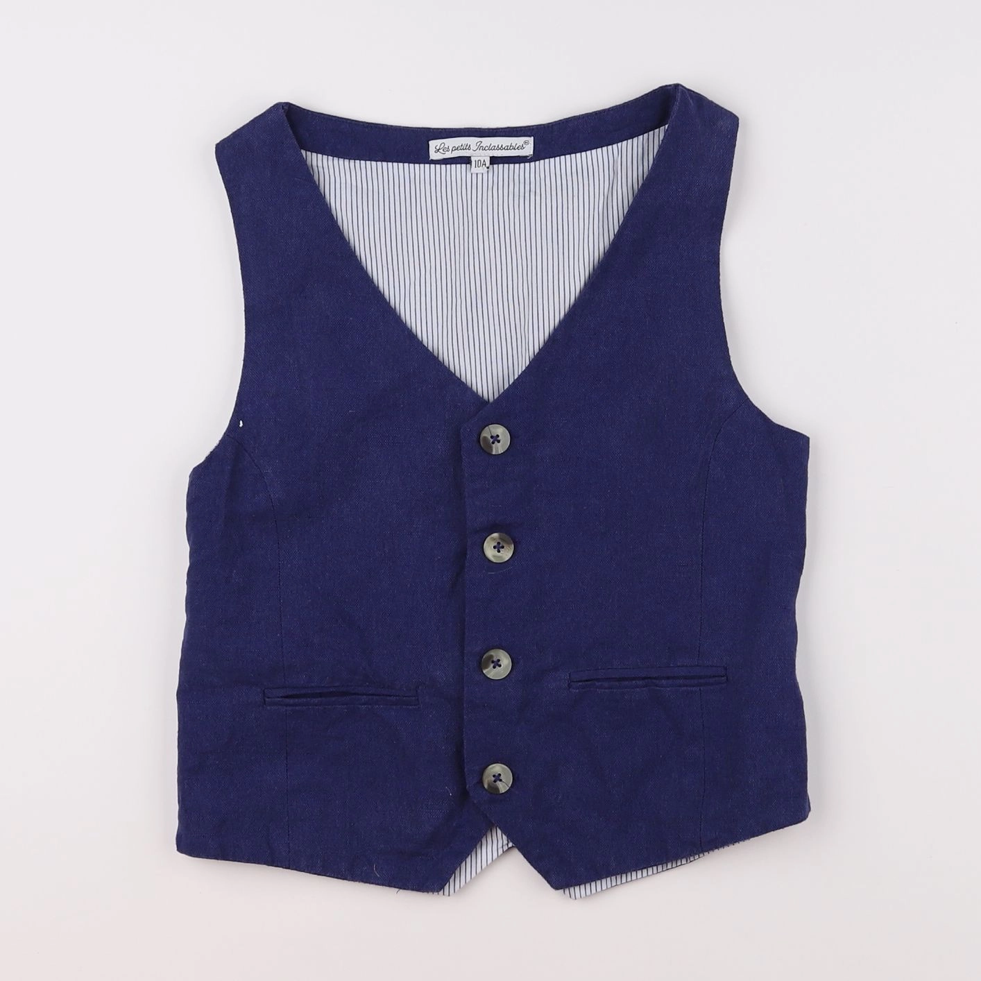 Les petits inclassables  - gilet bleu - 10 ans