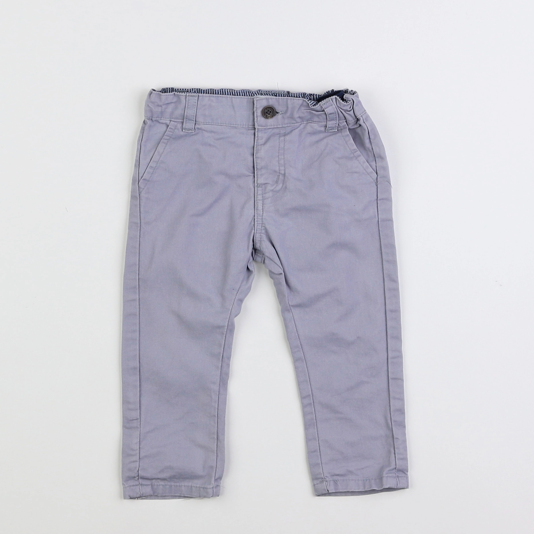 Vertbaudet - pantalon gris - 3/6 mois