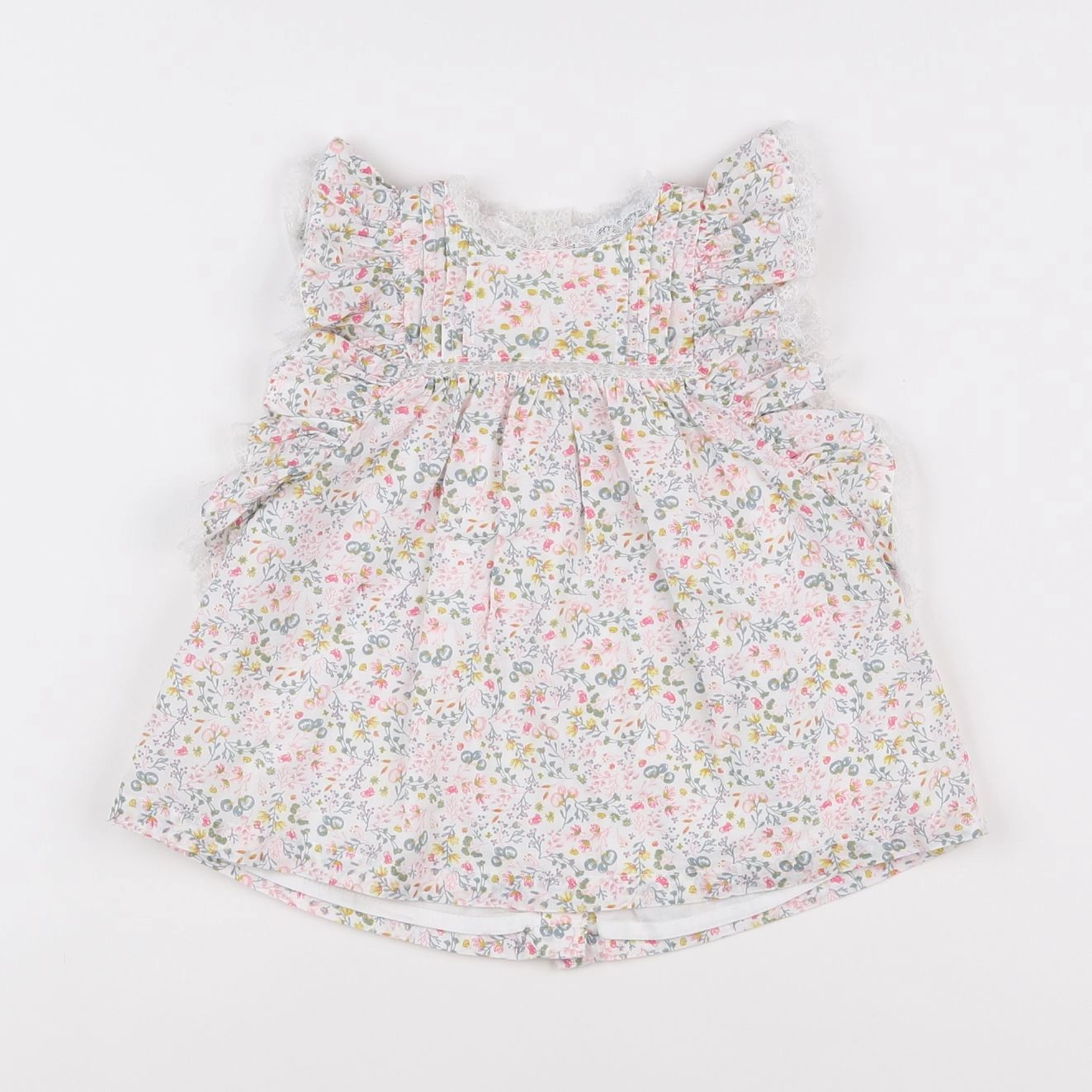 Vertbaudet - robe multicolore - 6 mois