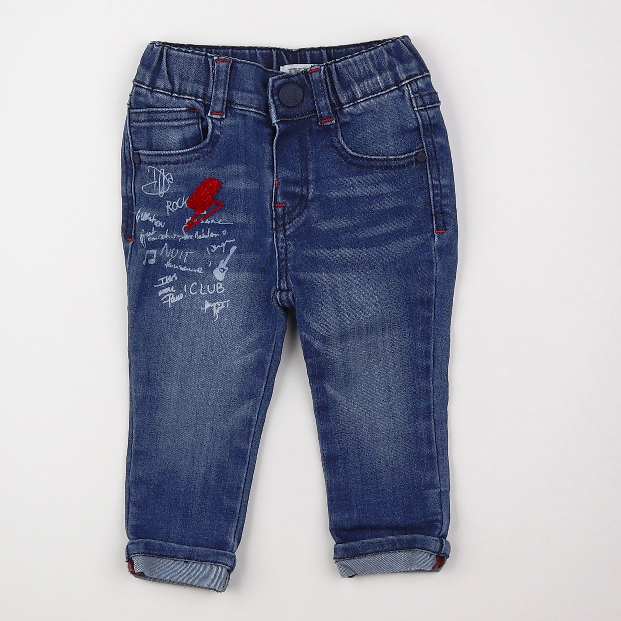 IKKS - jean bleu - 6 mois