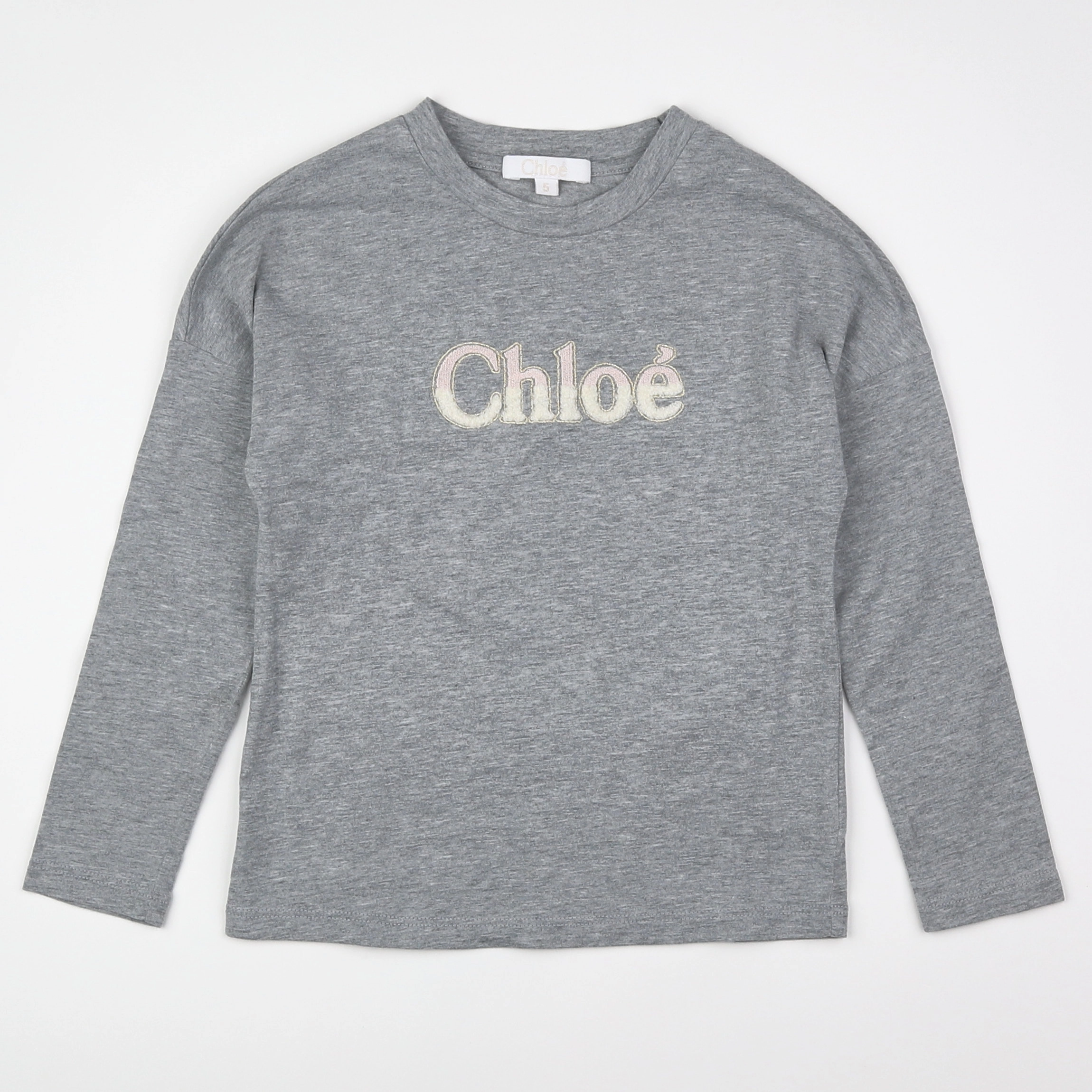 Chloé - tee-shirt gris - 6 ans