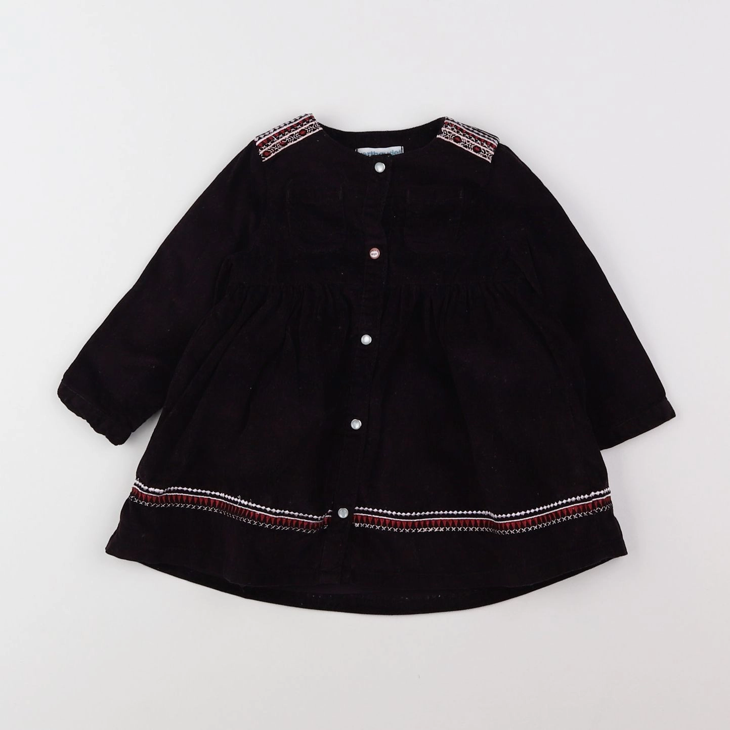 Vertbaudet - robe violet - 9 mois