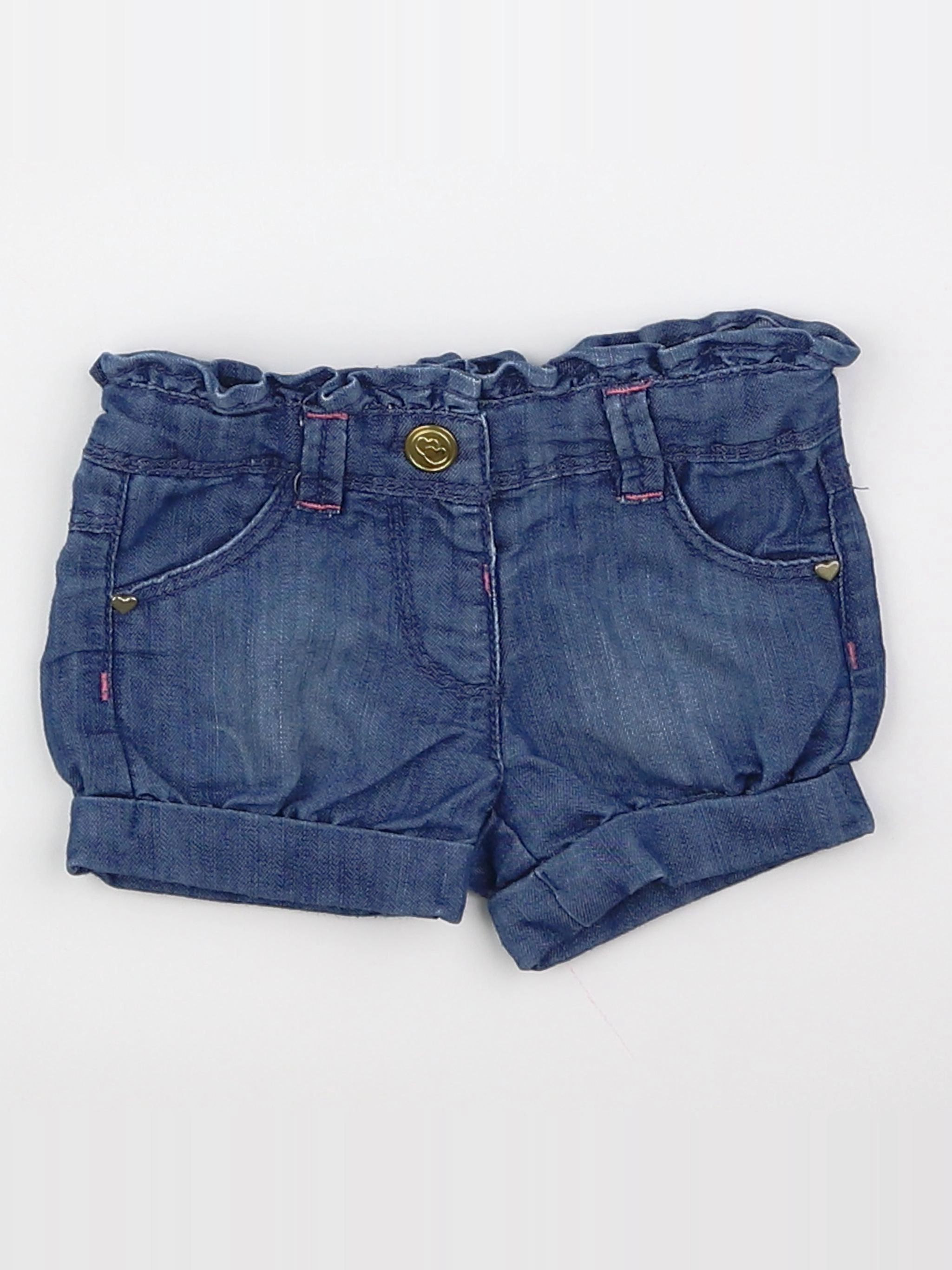 Tape à l'oeil - short bleu - 3 mois