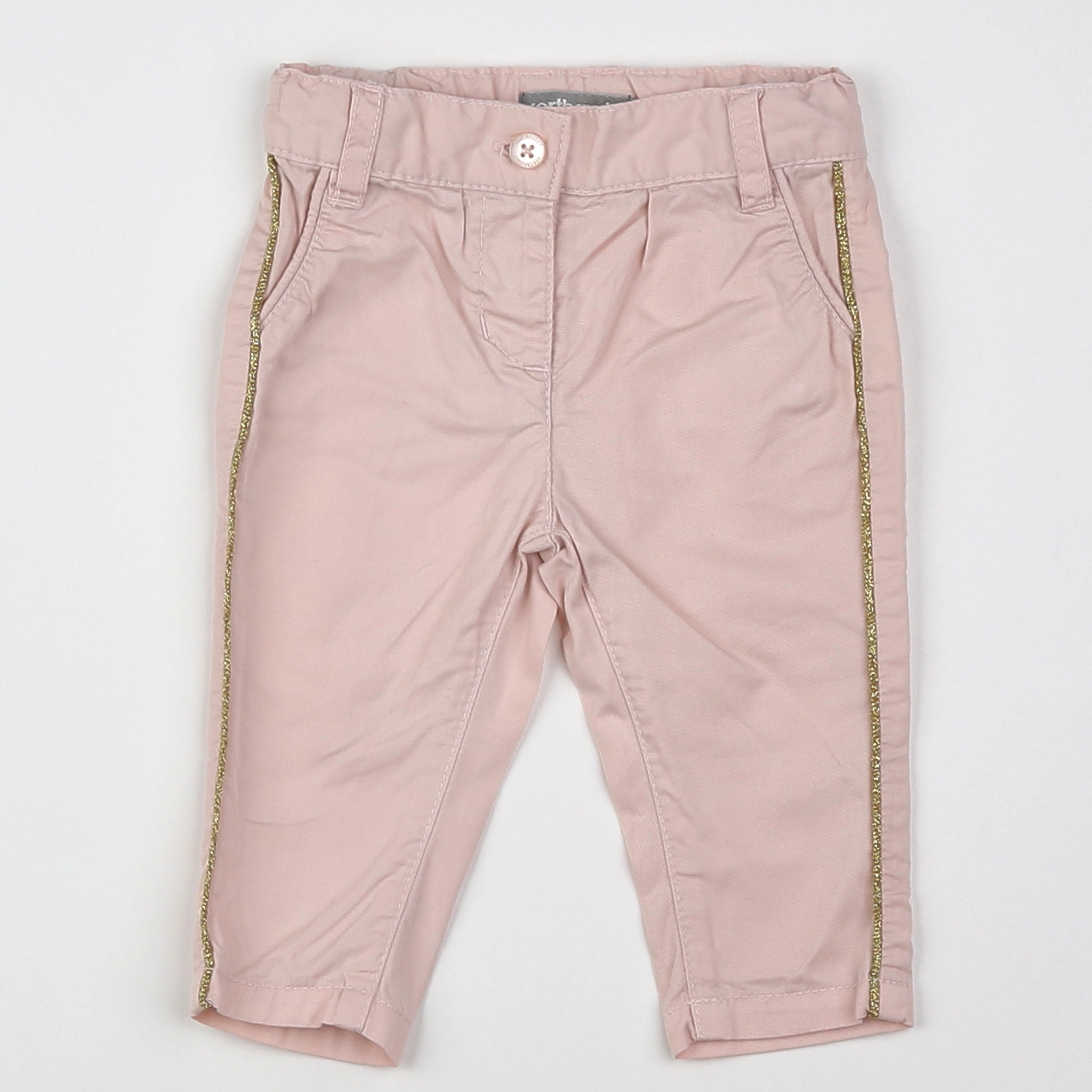 Vertbaudet - pantalon rose - 3 mois