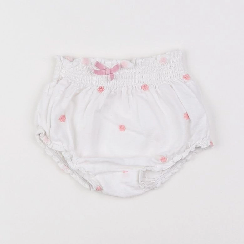 Sfera - bloomer blanc, rose - 1/3 mois