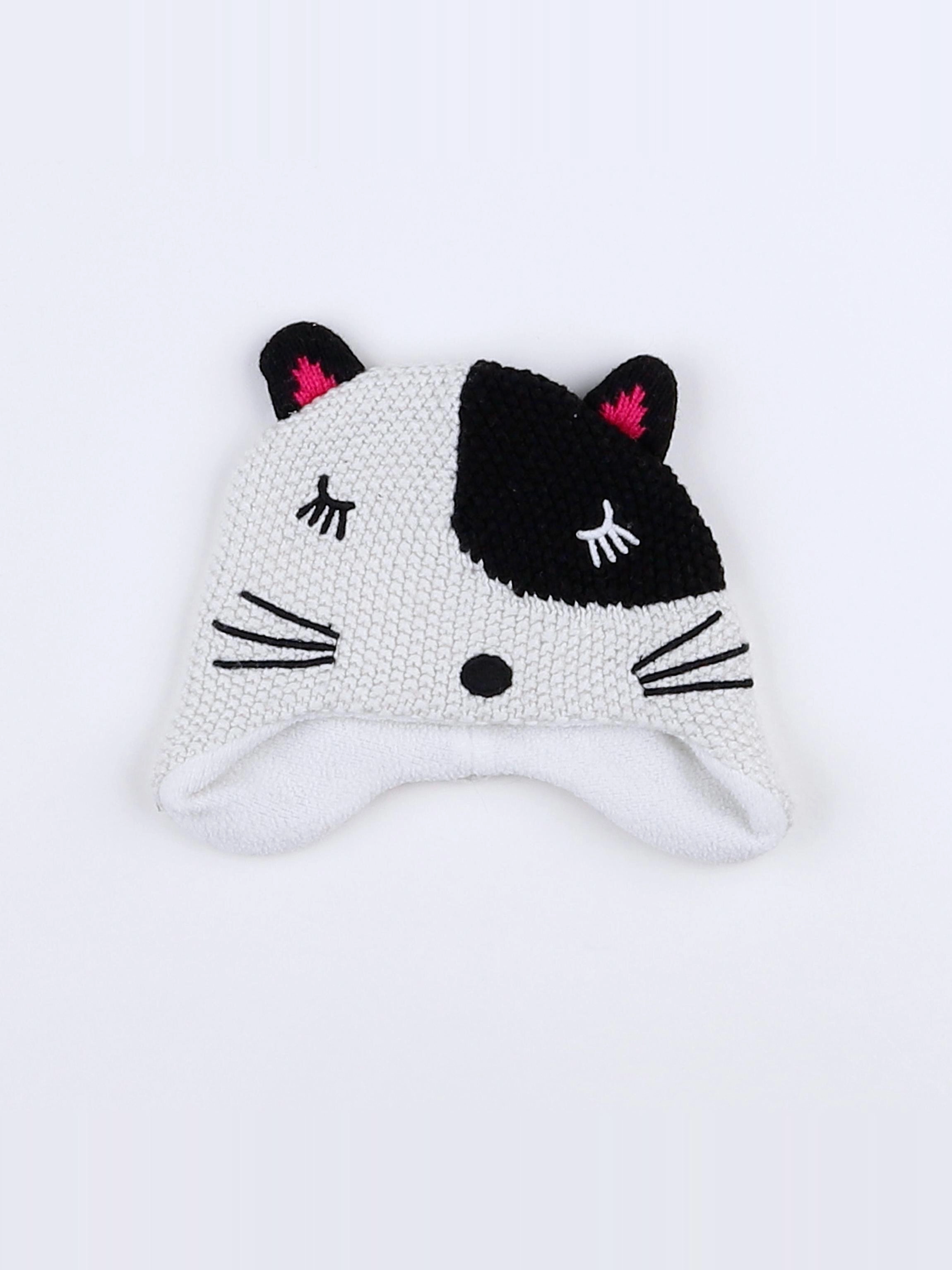 Catimini - bonnet blanc - 0/3 mois