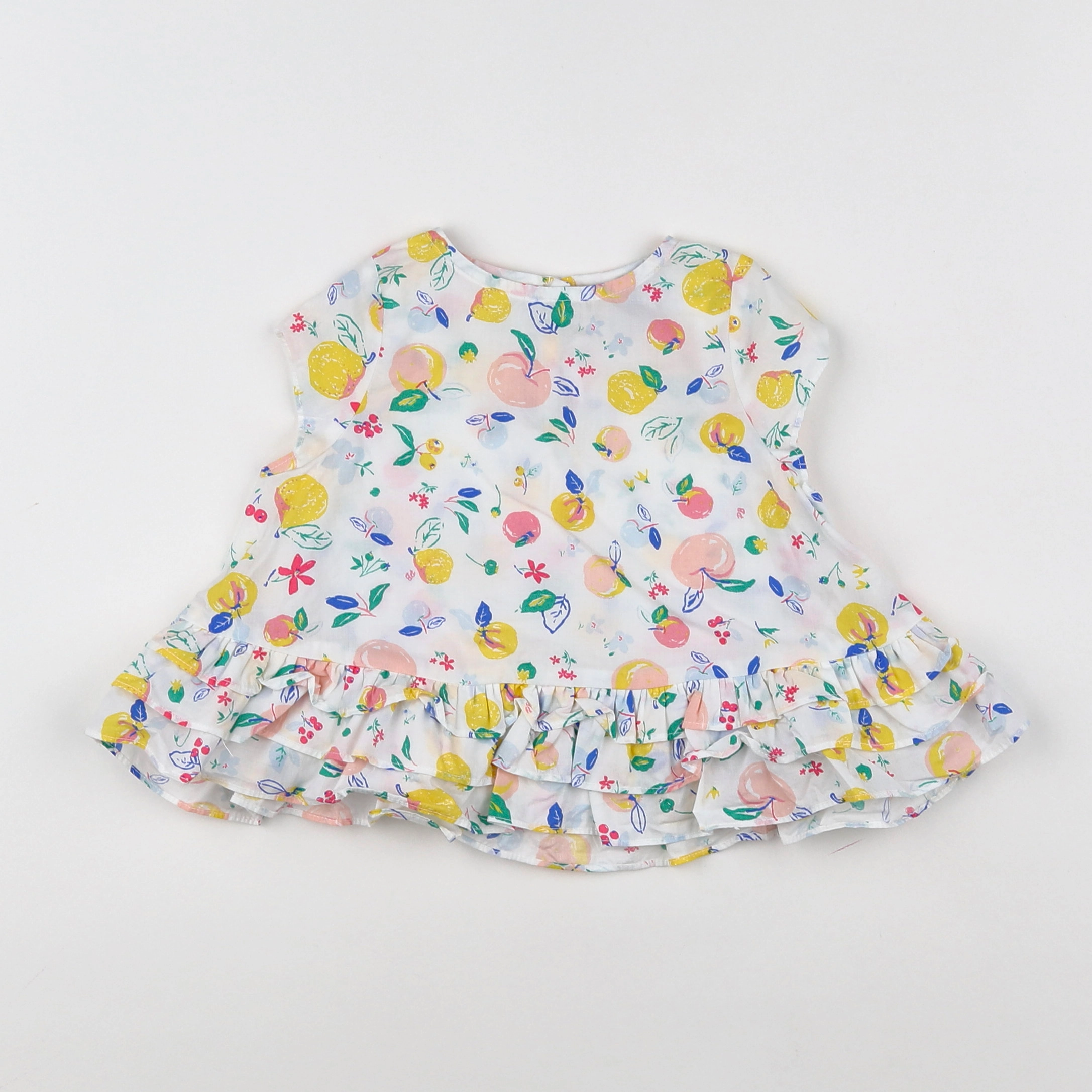 Petit Bateau - robe multicolore - 6 mois